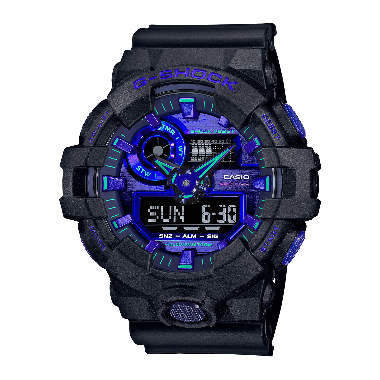 Reloj G-SHOCK GA-700VB-1A Resina Hombre Negro