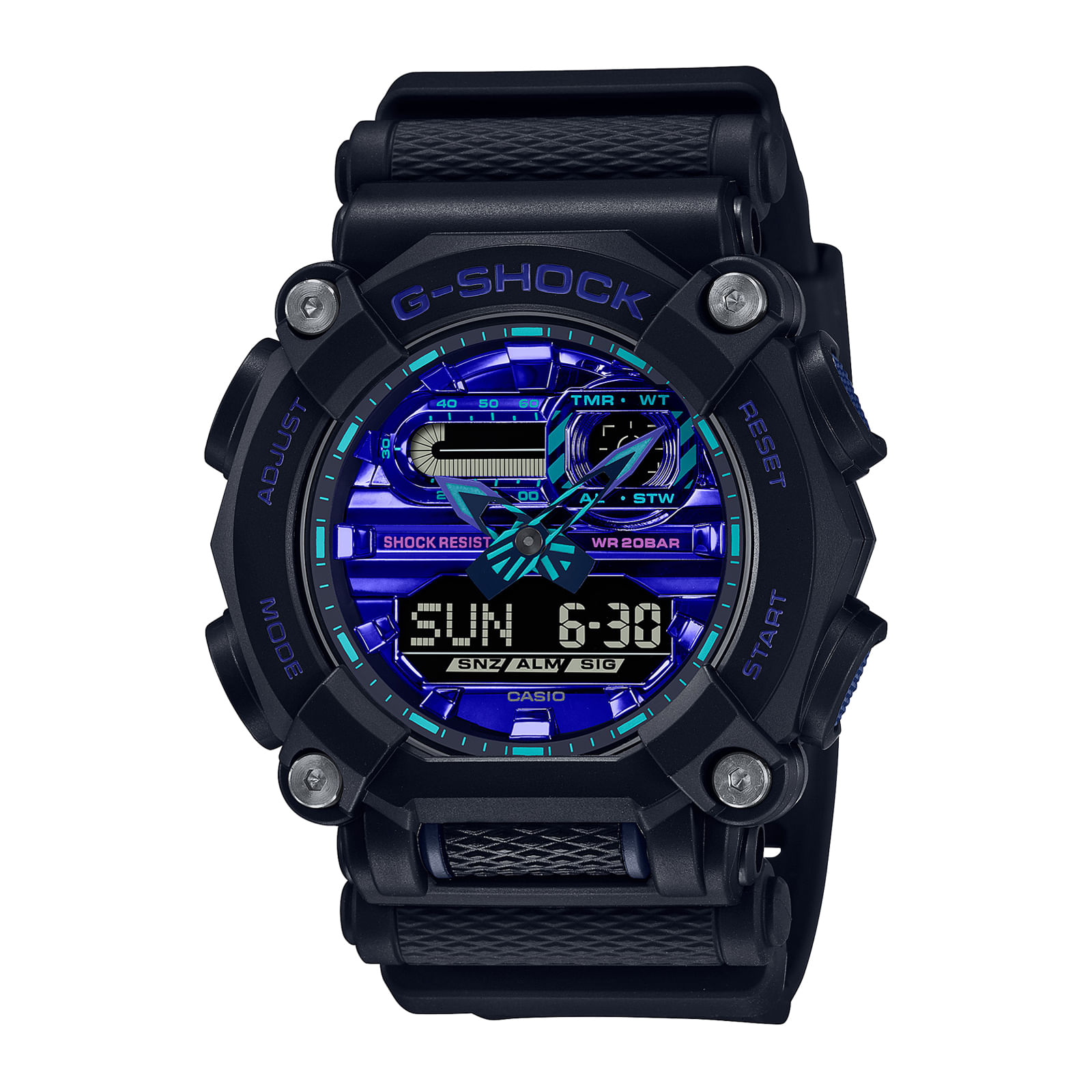 Reloj G-SHOCK GA-900VB-1A Resina Hombre Negro