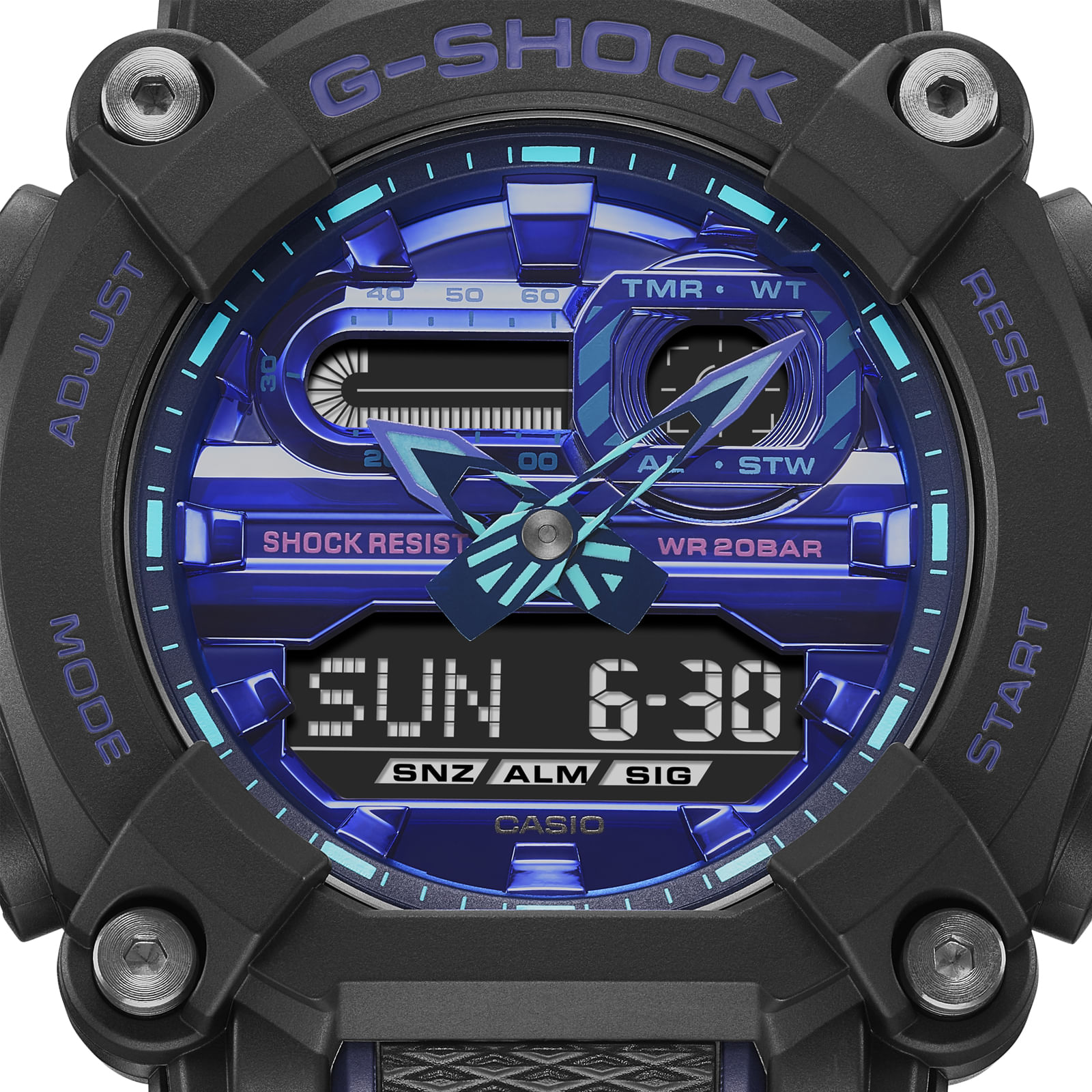 Reloj G-SHOCK GA-900VB-1A Resina Hombre Negro