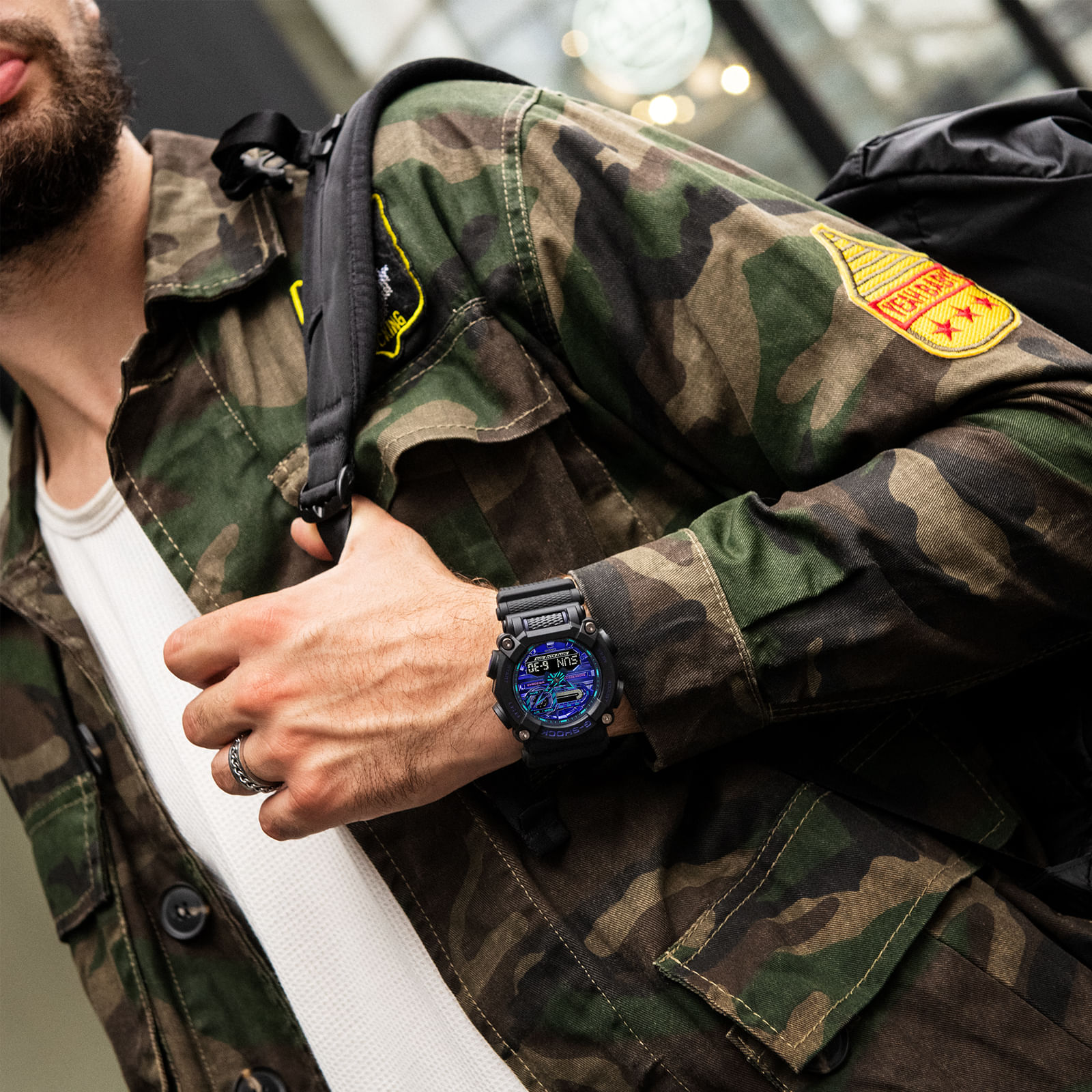 Reloj G-SHOCK GA-900VB-1A Resina Hombre Negro