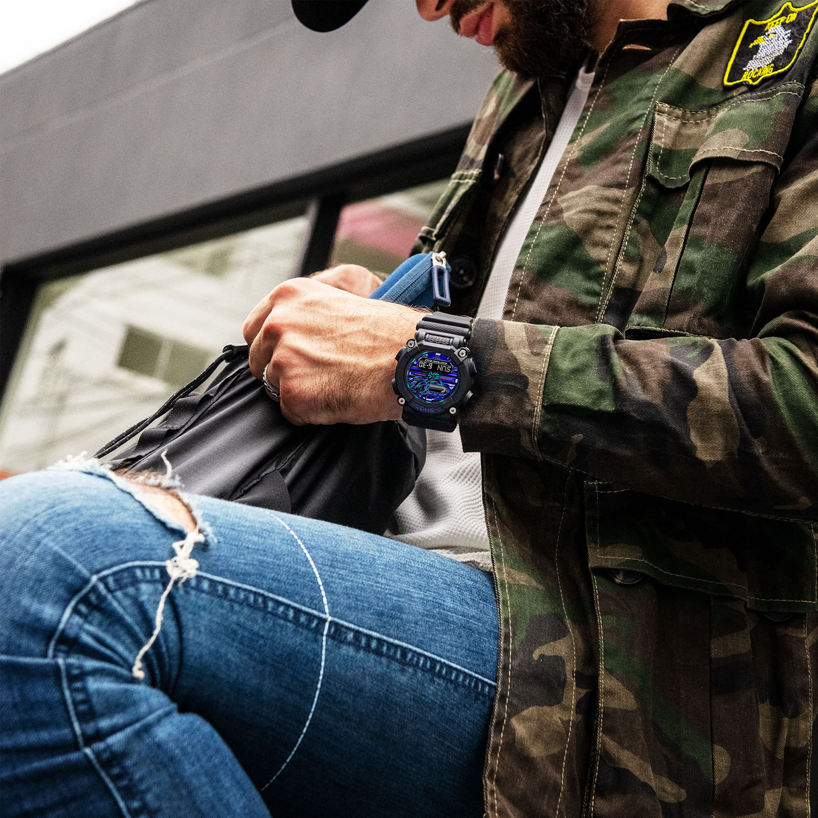 Reloj G-SHOCK GA-900VB-1A Resina Hombre Negro