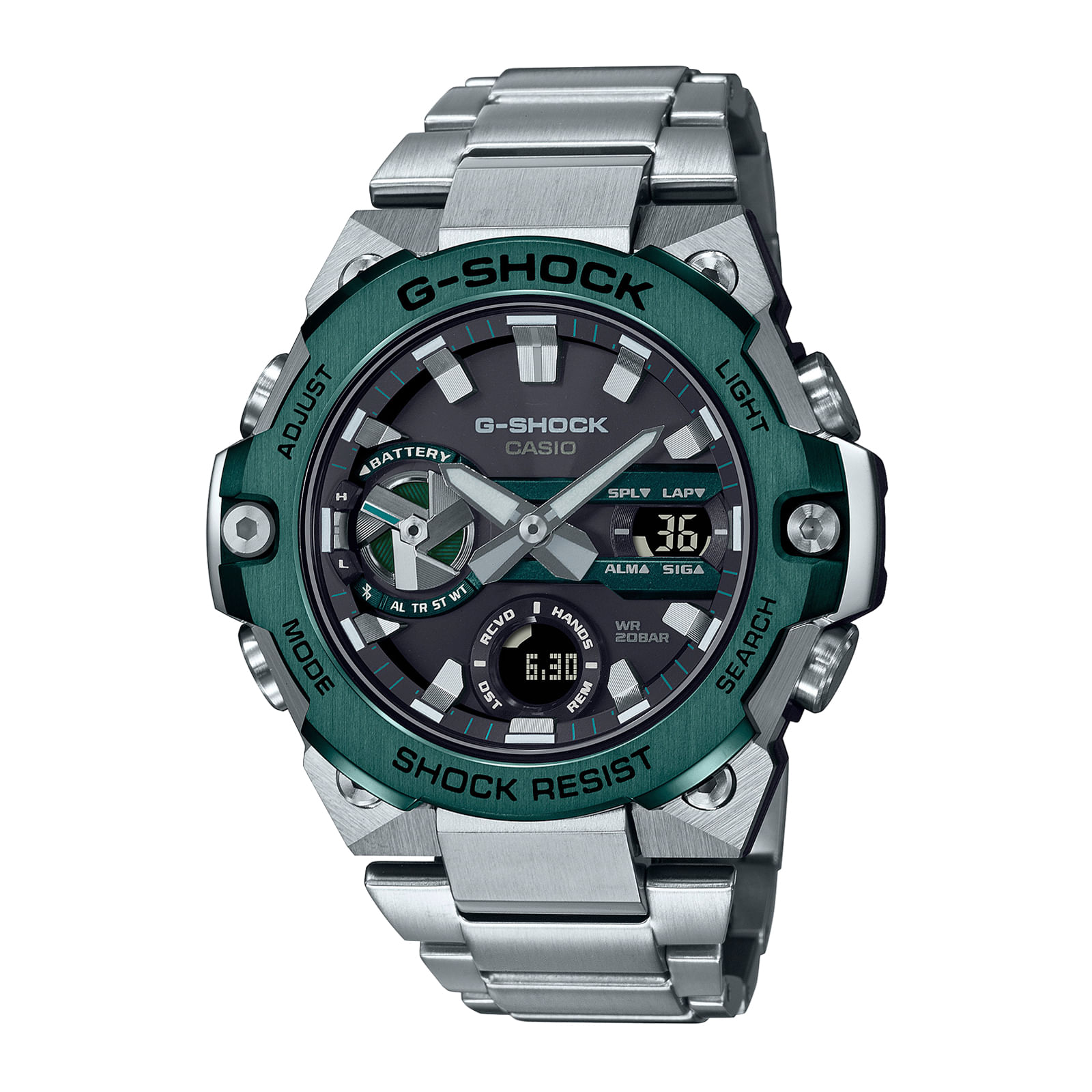 Reloj G-SHOCK GST-B400CD-1A3 Resina/Acero Hombre Plateado