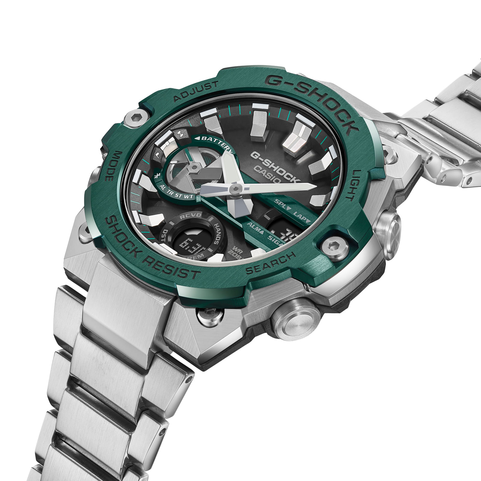 Reloj G-SHOCK GST-B400CD-1A3 Resina/Acero Hombre Plateado