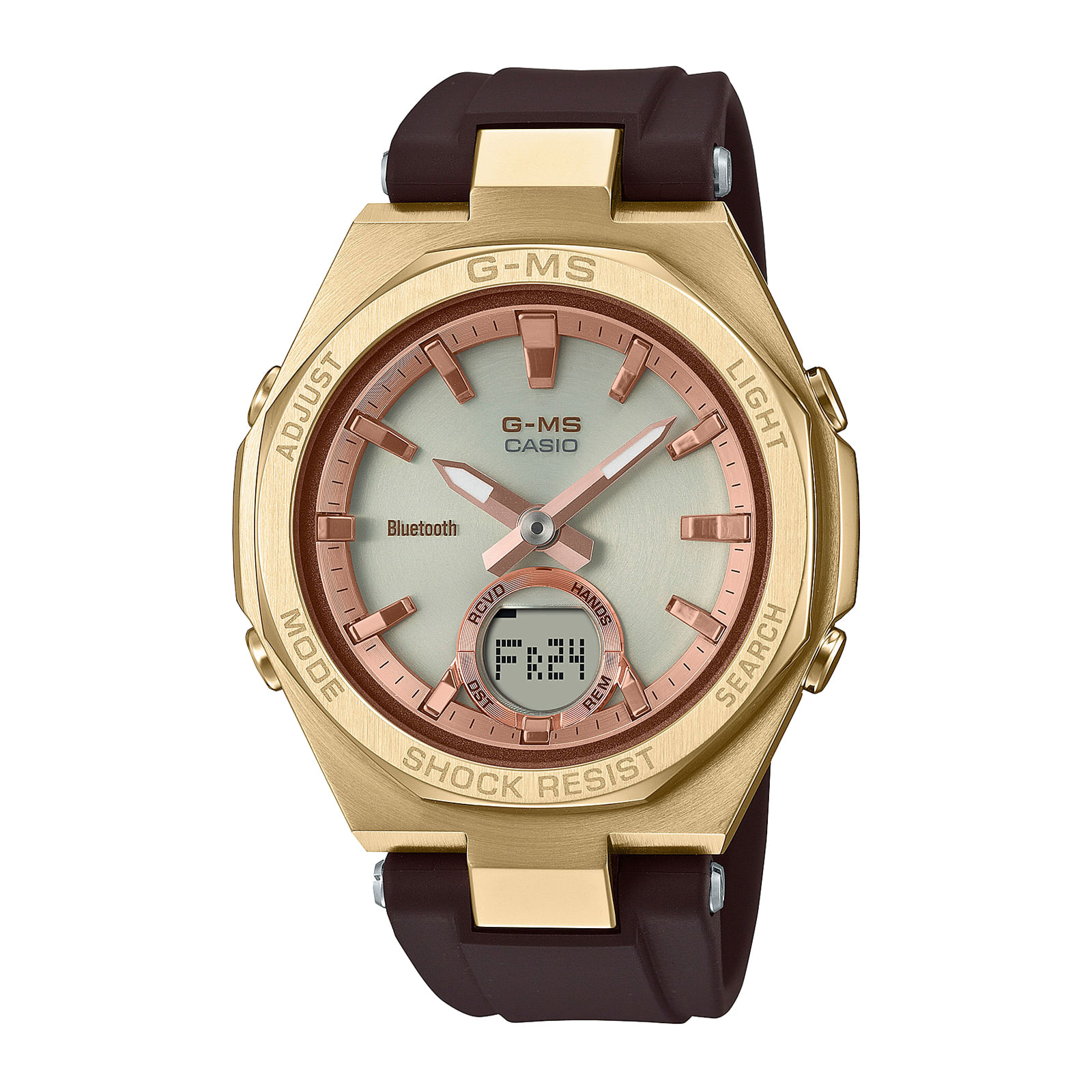 Reloj BABY-G MSG-B100MV-5A Resina/Acero Mujer Dorado