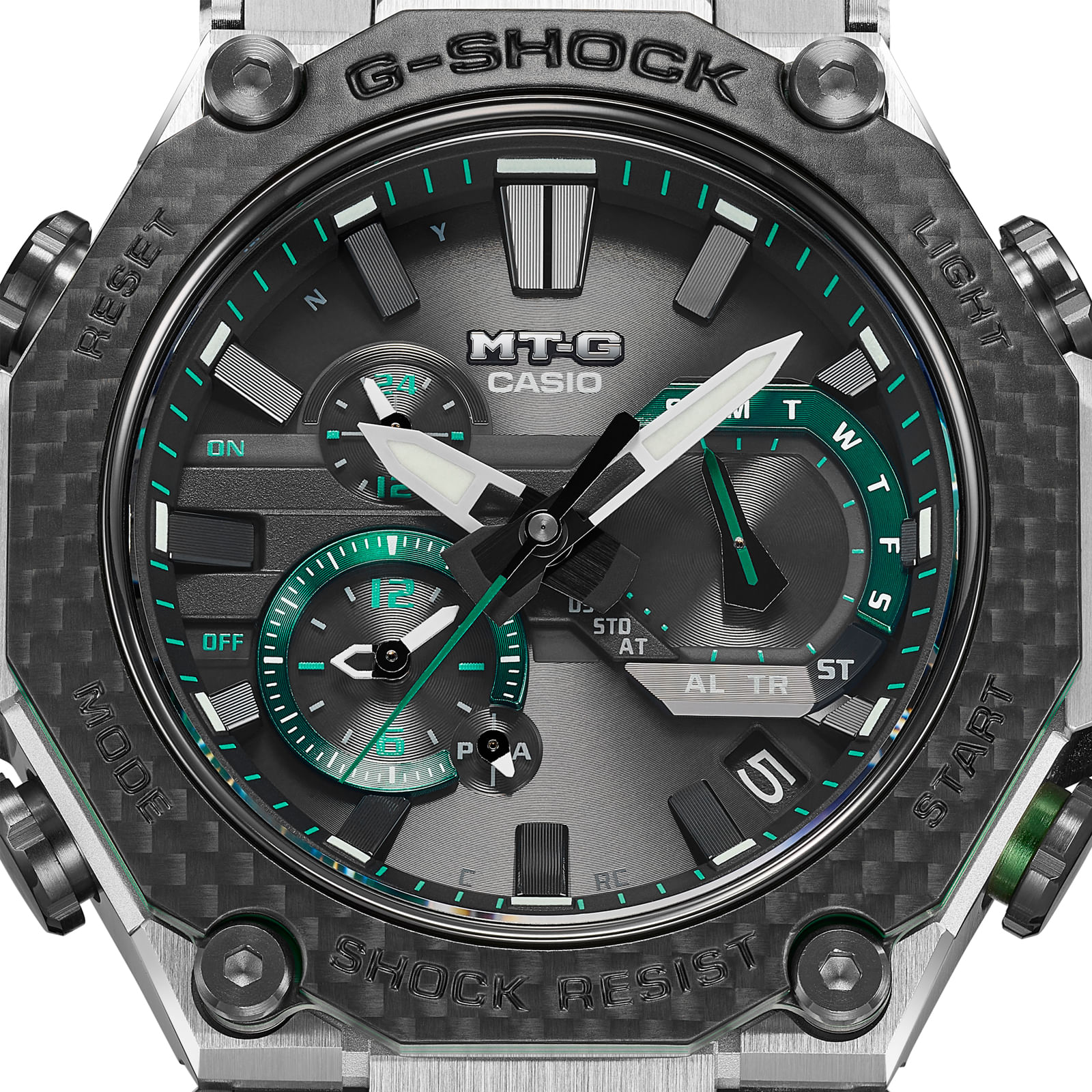 Reloj G-SHOCK MTG-B2000XD-1A Carbono/Acero Hombre Plateado
