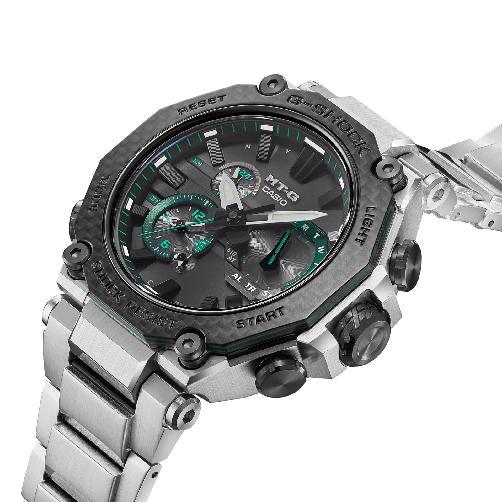 Reloj G-SHOCK MTG-B2000XD-1A Carbono/Acero Hombre Plateado