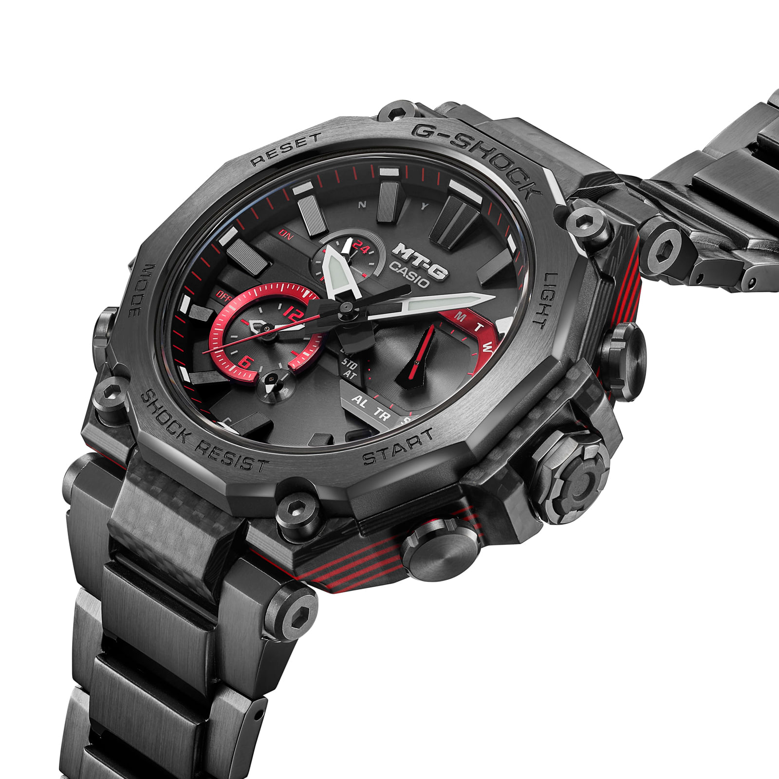 Reloj G-SHOCK MTG-B2000YBD-1A Carbono/Acero Hombre Negro