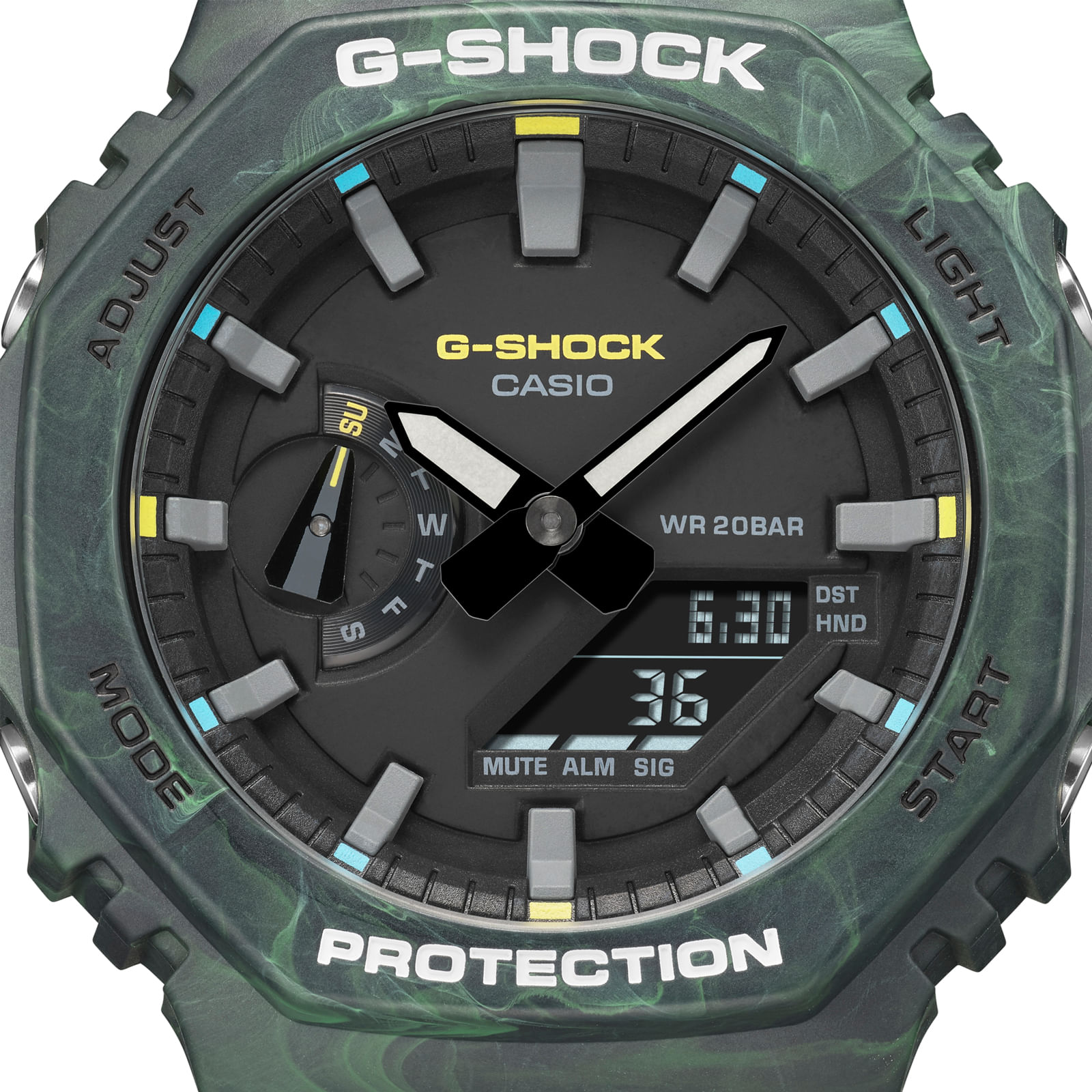Reloj G-SHOCK GA-2100FR-3A Resina Hombre Verde