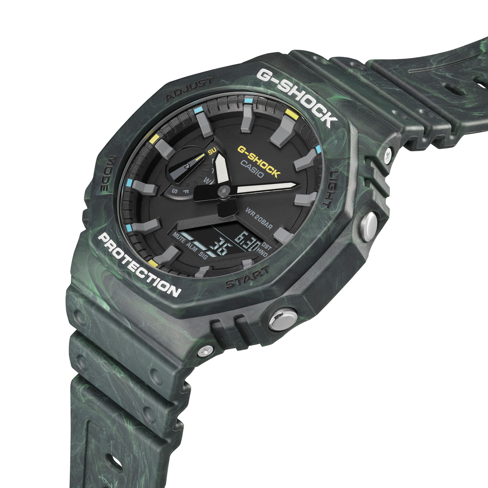 Reloj G-SHOCK GA-2100FR-3A Resina Hombre Verde