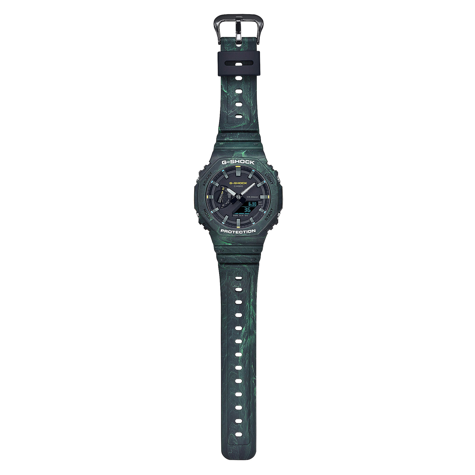 Reloj G-SHOCK GA-2100FR-3A Resina Hombre Verde