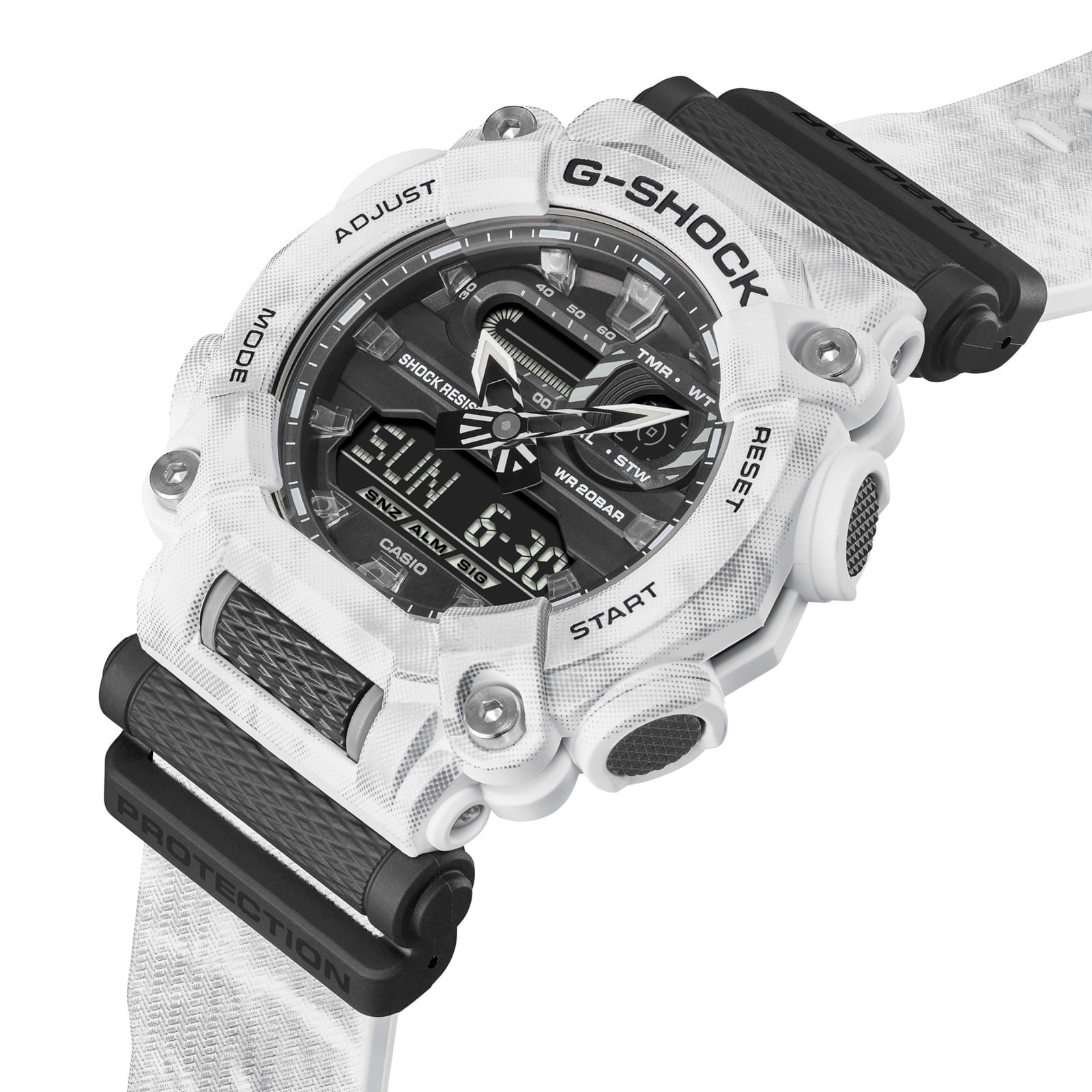 Reloj G-SHOCK GA-900GC-7A Resina Hombre Blanco