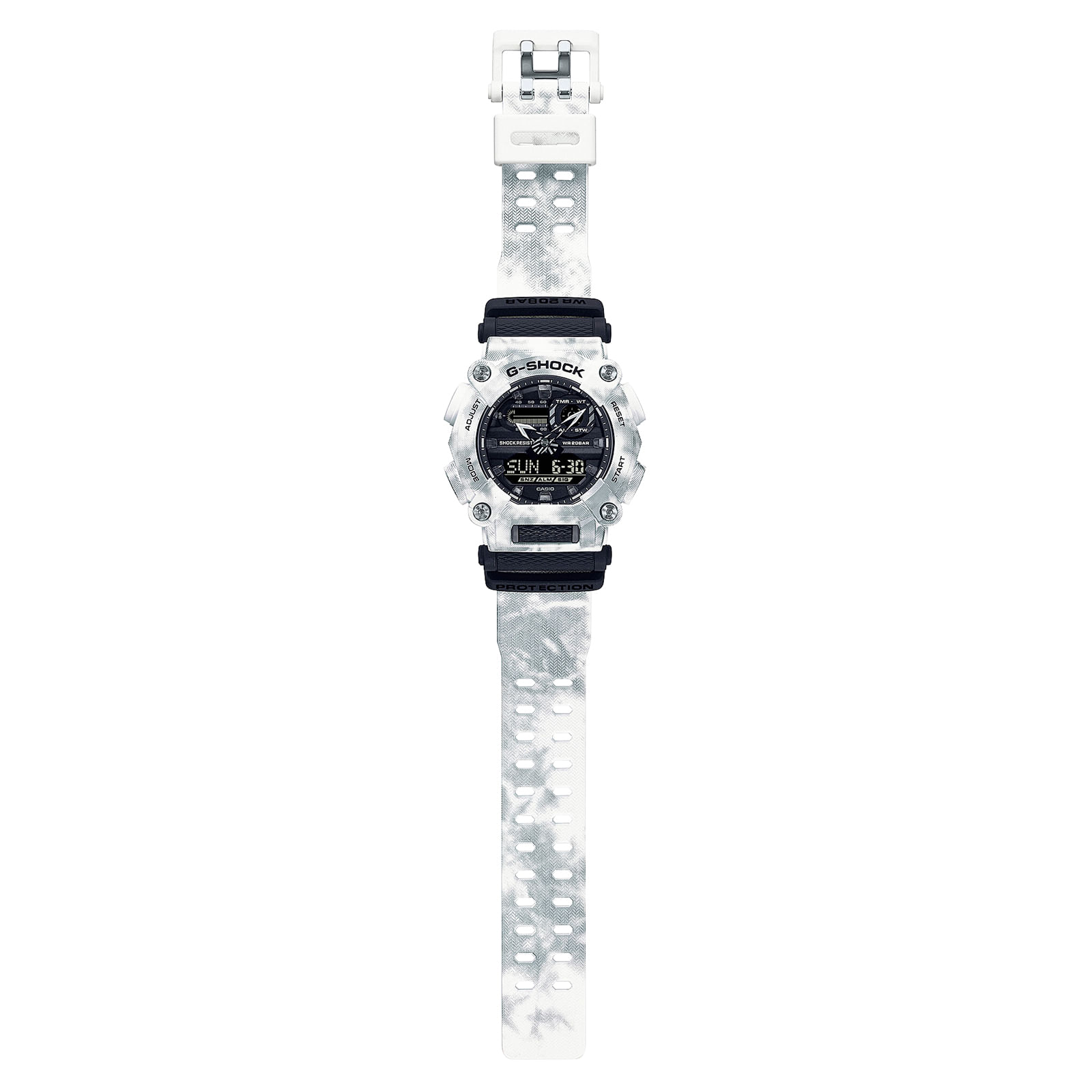 Reloj G-SHOCK GA-900GC-7A Resina Hombre Blanco