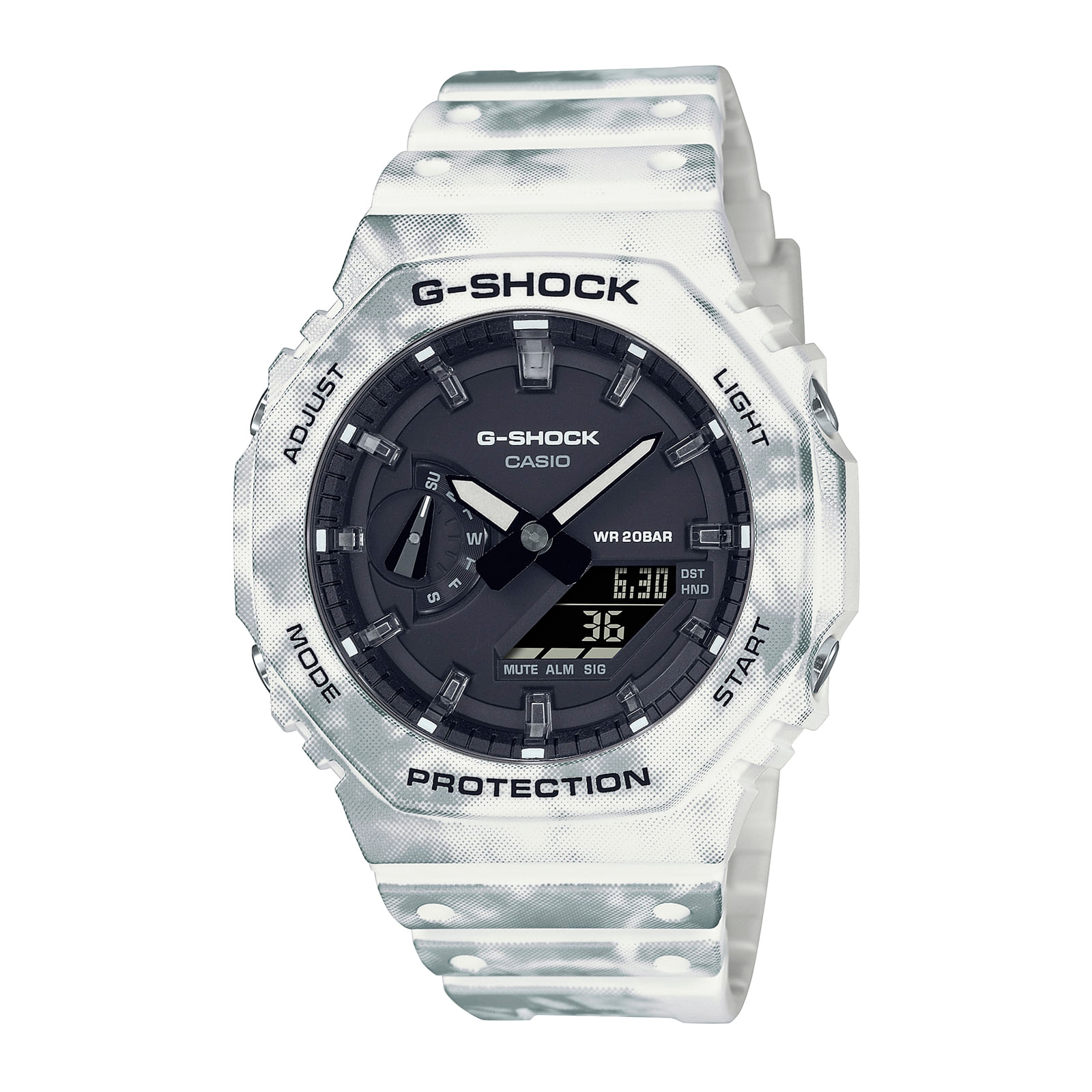 Reloj G-SHOCK GAE-2100GC-7A Resina Hombre Blanco