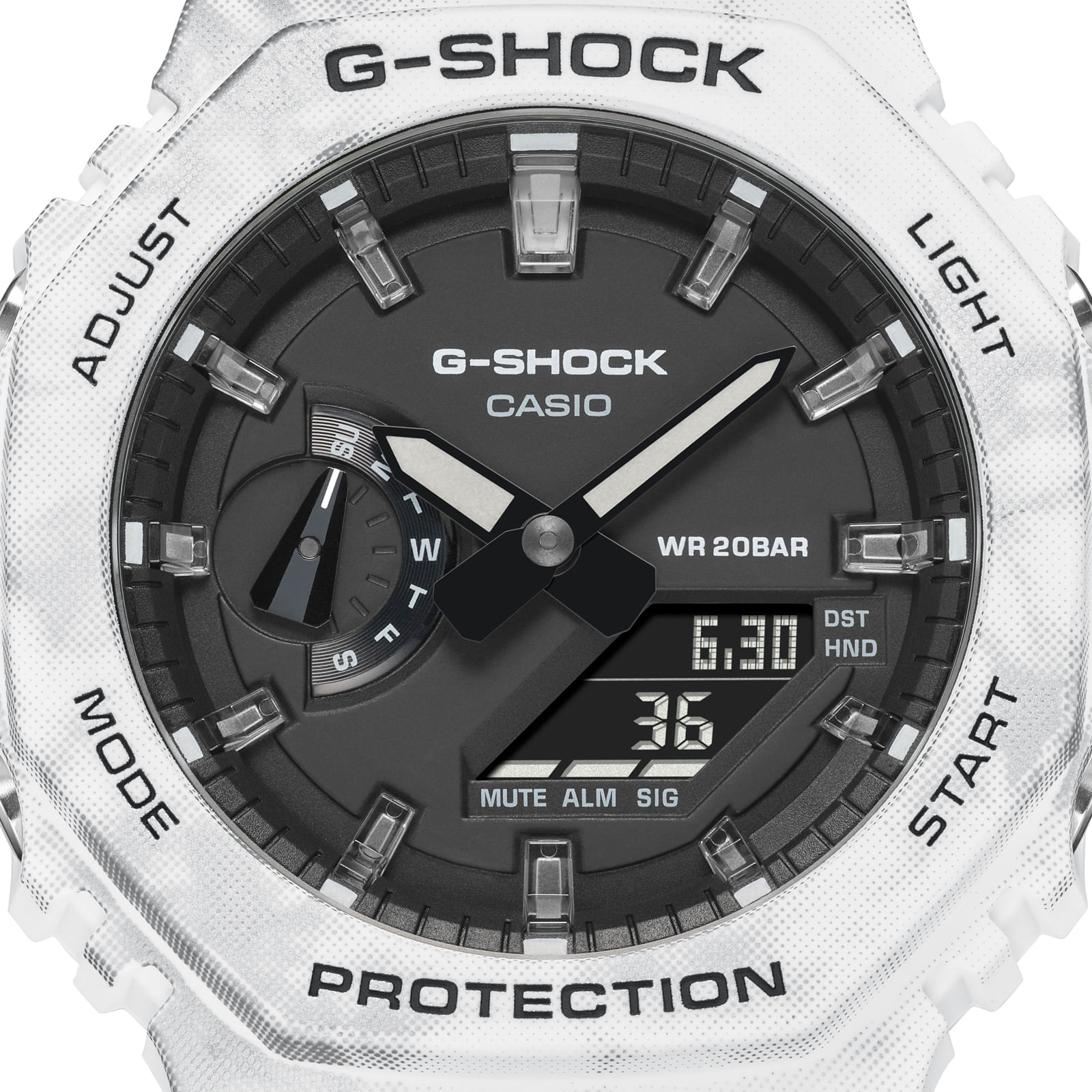 Reloj G-SHOCK GAE-2100GC-7A Resina Hombre Blanco