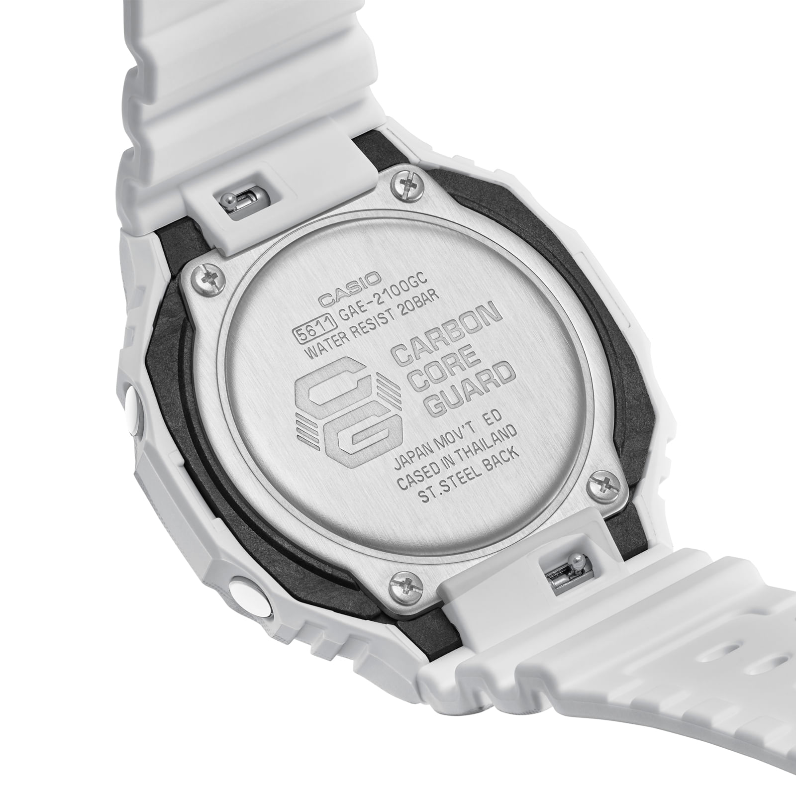 Reloj G-SHOCK GAE-2100GC-7A Resina Hombre Blanco