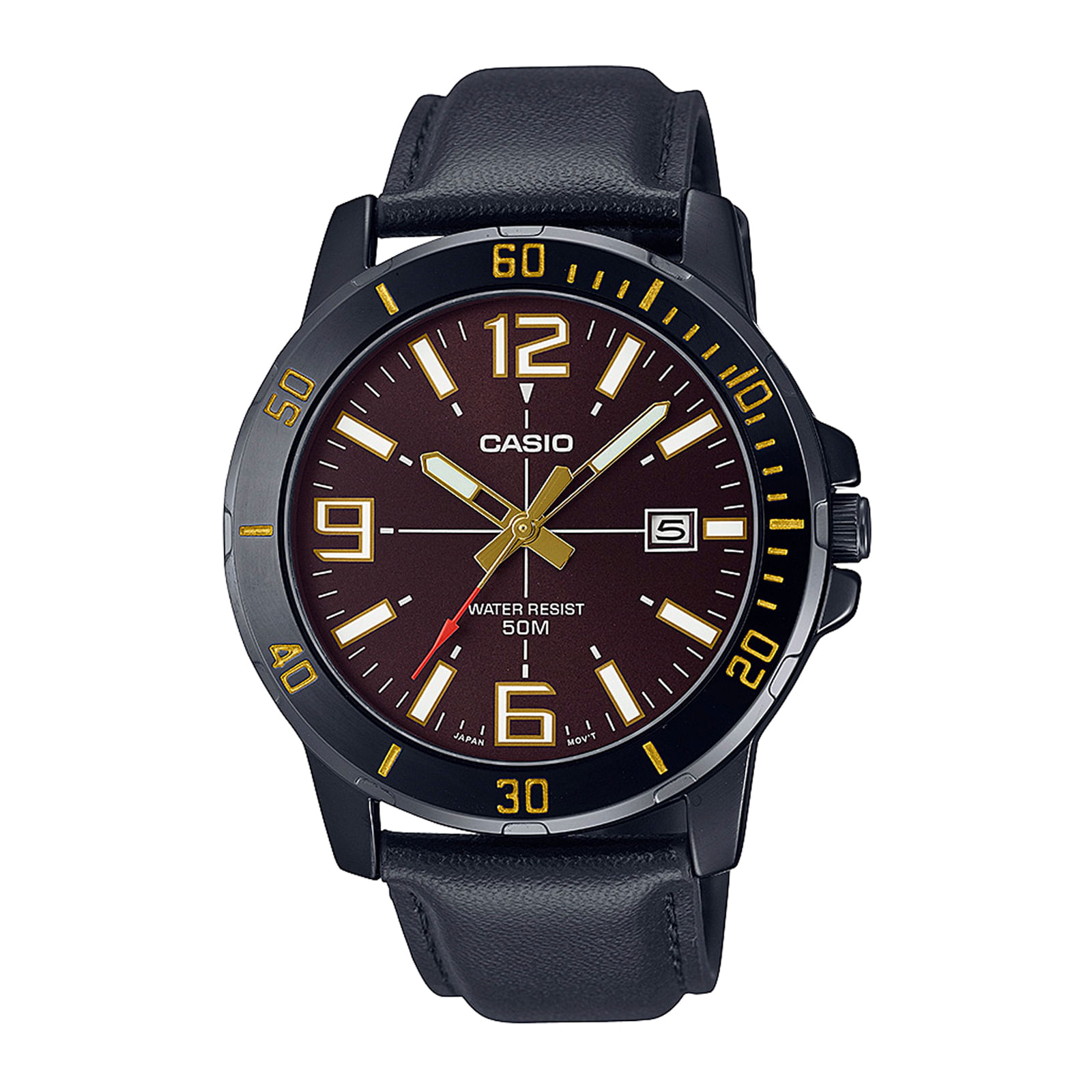 Reloj CASIO MTP-VD01BL-5B Acero Hombre Negro