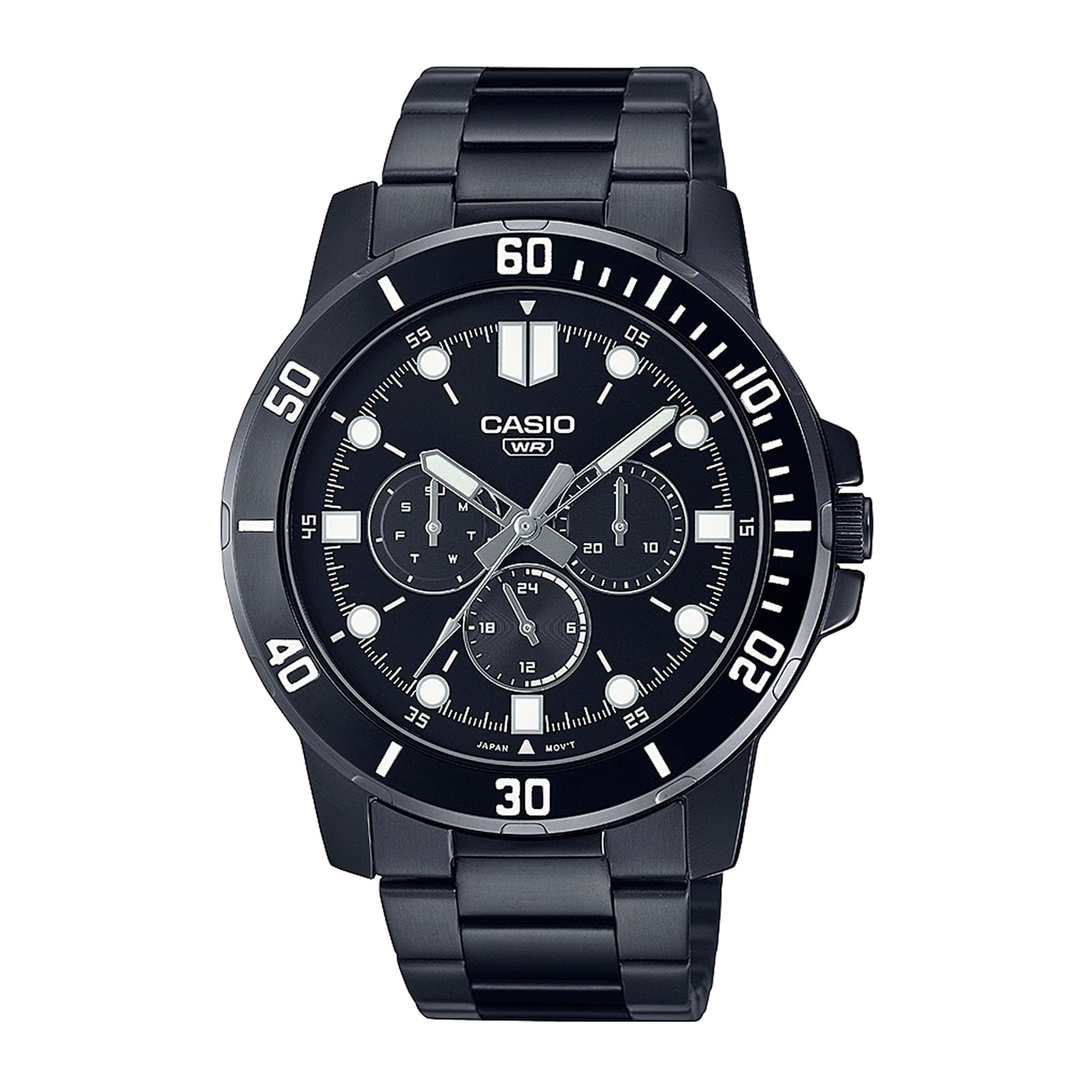 Reloj CASIO MTP-VD300B-1E Acero Hombre Negro