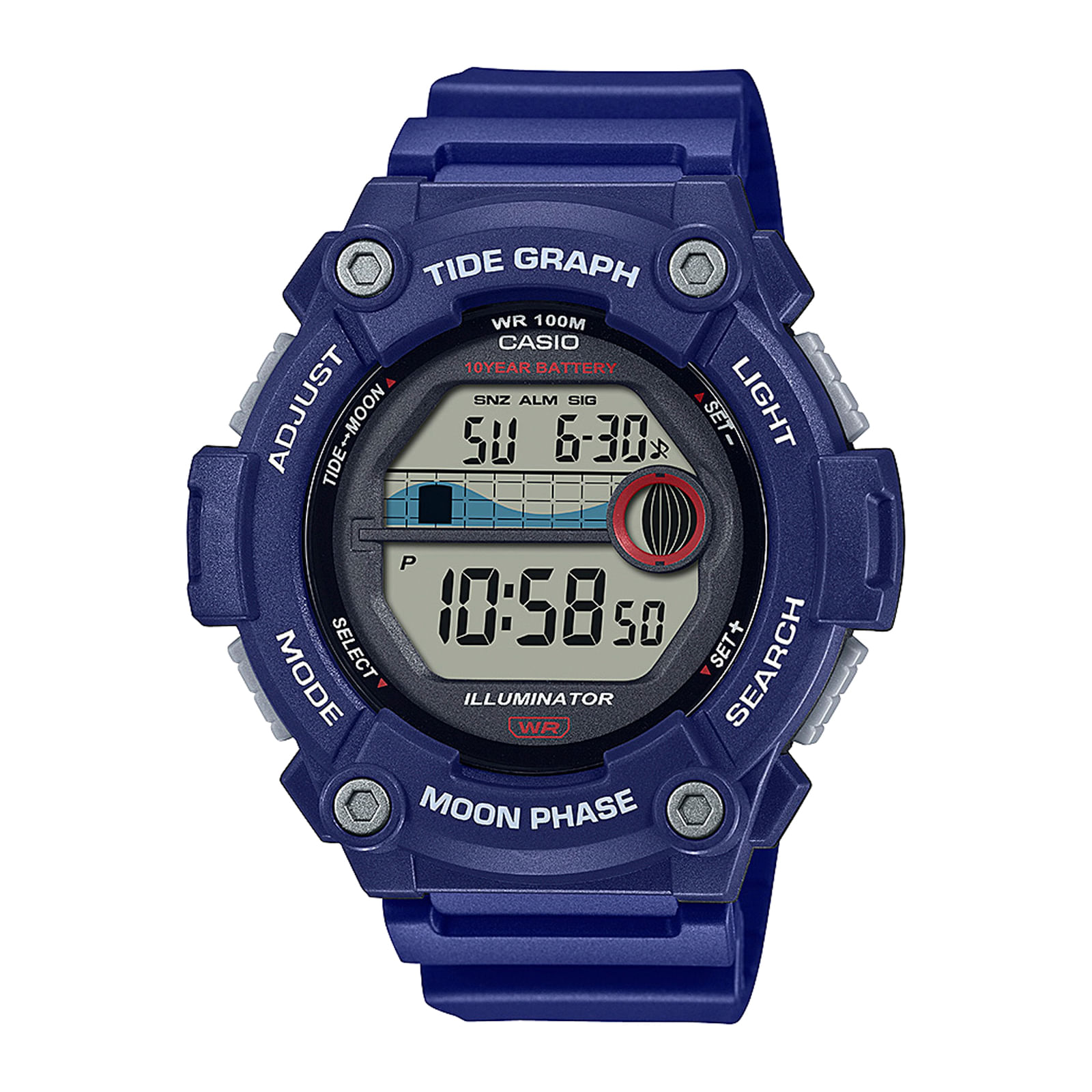 Reloj CASIO WS-1300H-2A Resina Hombre Azul