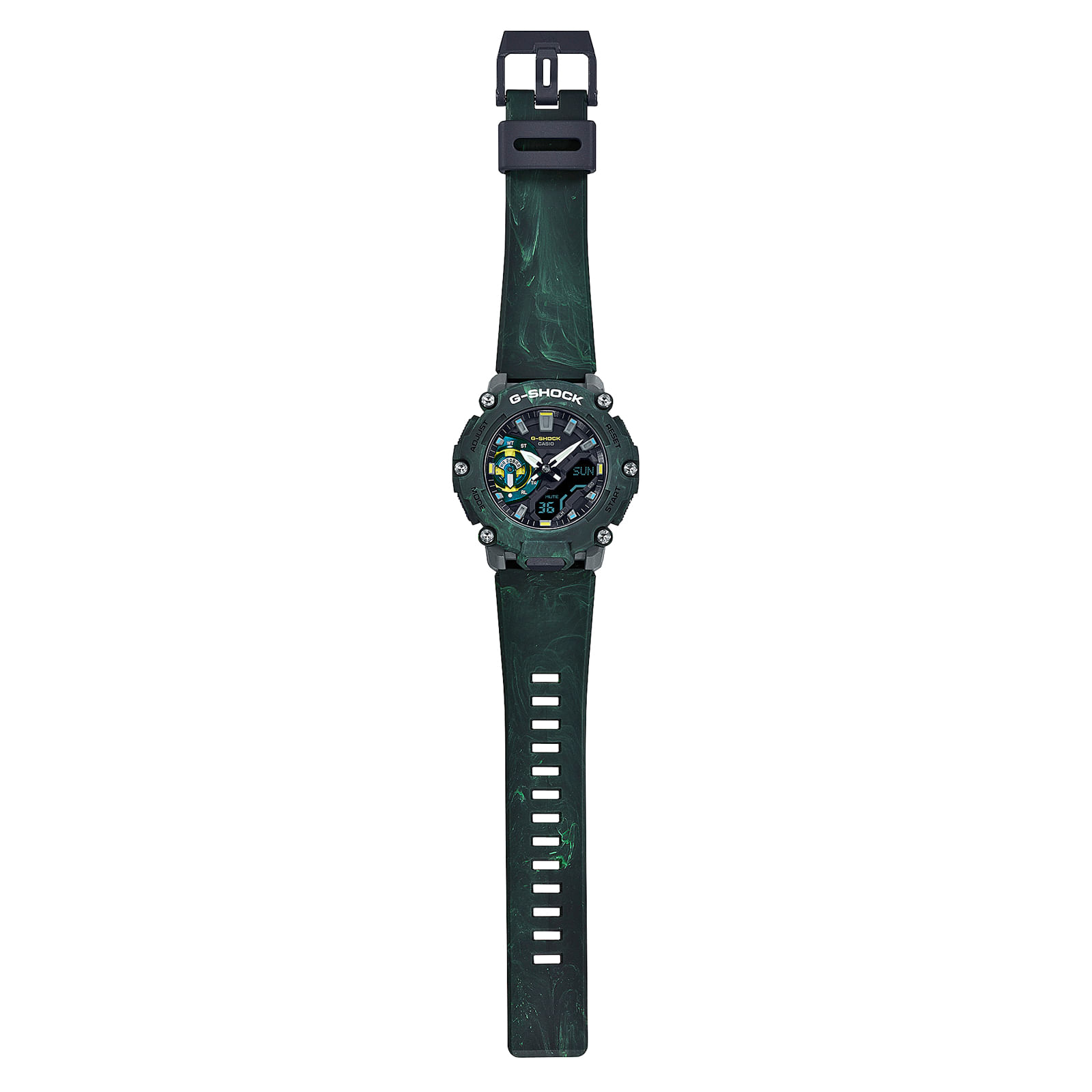 Reloj G-SHOCK GA-2200MFR-3A Resina Hombre Verde