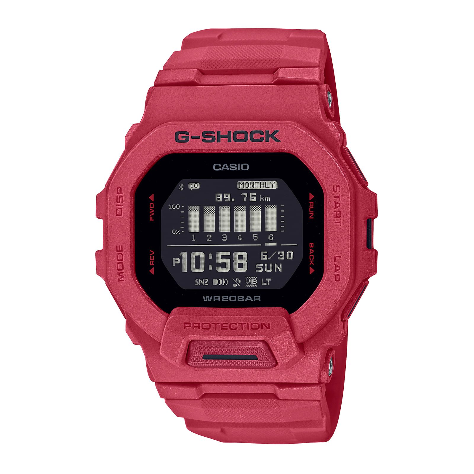 Reloj G-SHOCK GBD-200RD-4D Resina Hombre Rojo