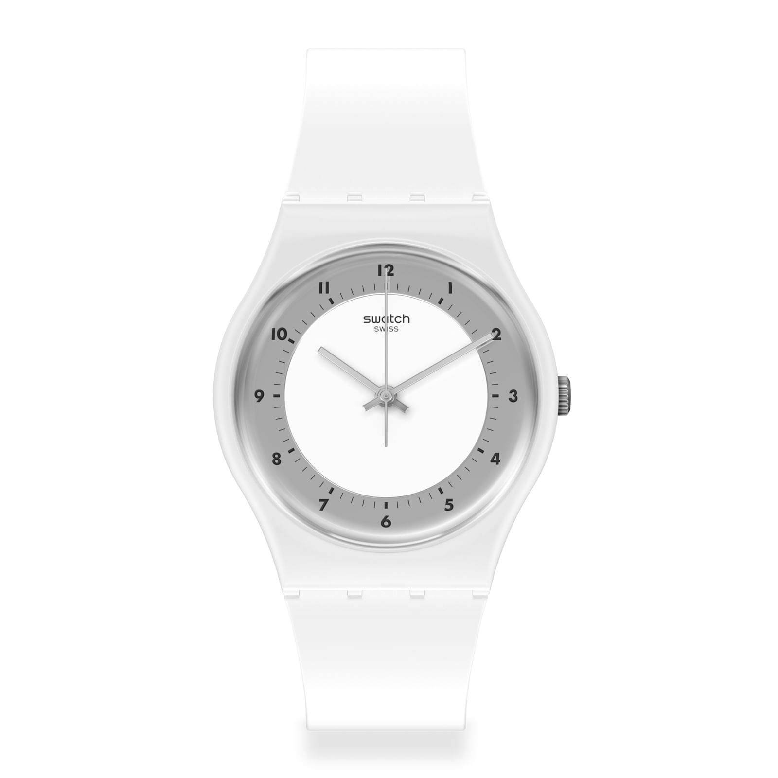 Reloj SWATCH WEISSER THAN WHITE SO28W104 Blanco