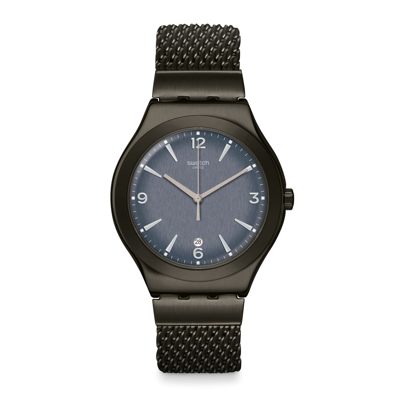 Reloj SWATCH MESH O´LIGHT YWM403M Negro