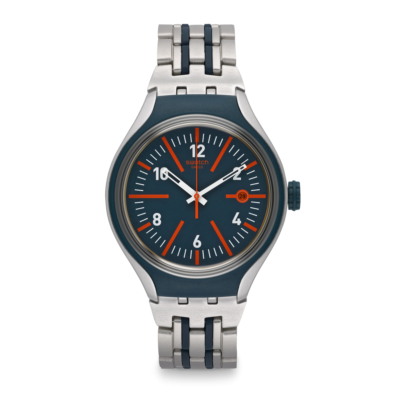 Reloj SWATCH STRAIGHT FORWARD YES4012AG Plateado