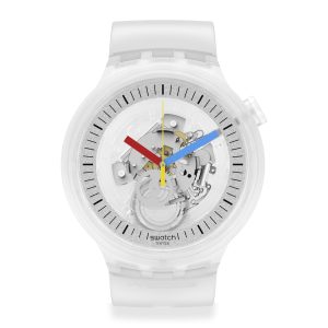 Reloj SWATCH CLEARLY BOLD SB01K100 Transparente