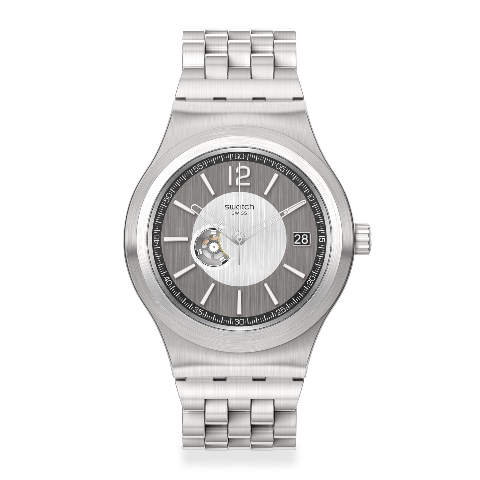Reloj SWATCH MOUVEMENT DE CURIOSITE YIS433G Plateado