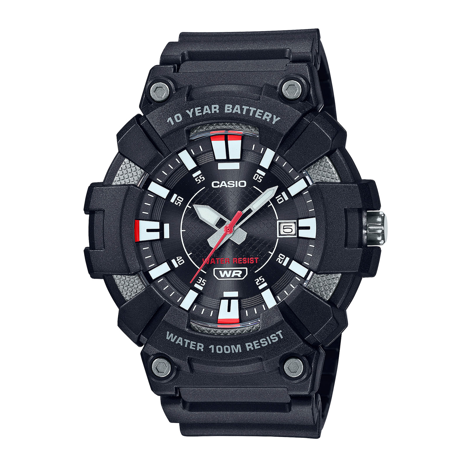 Reloj CASIO MW-610H-1A Resina Hombre Negro