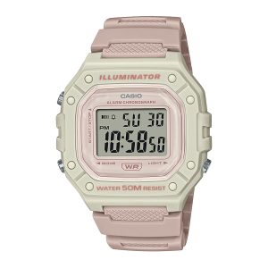 Reloj CASIO W-218HC-4A2 Resina Hombre Rosado