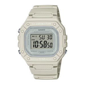 Reloj CASIO W-218HC-8A Resina Hombre Beige