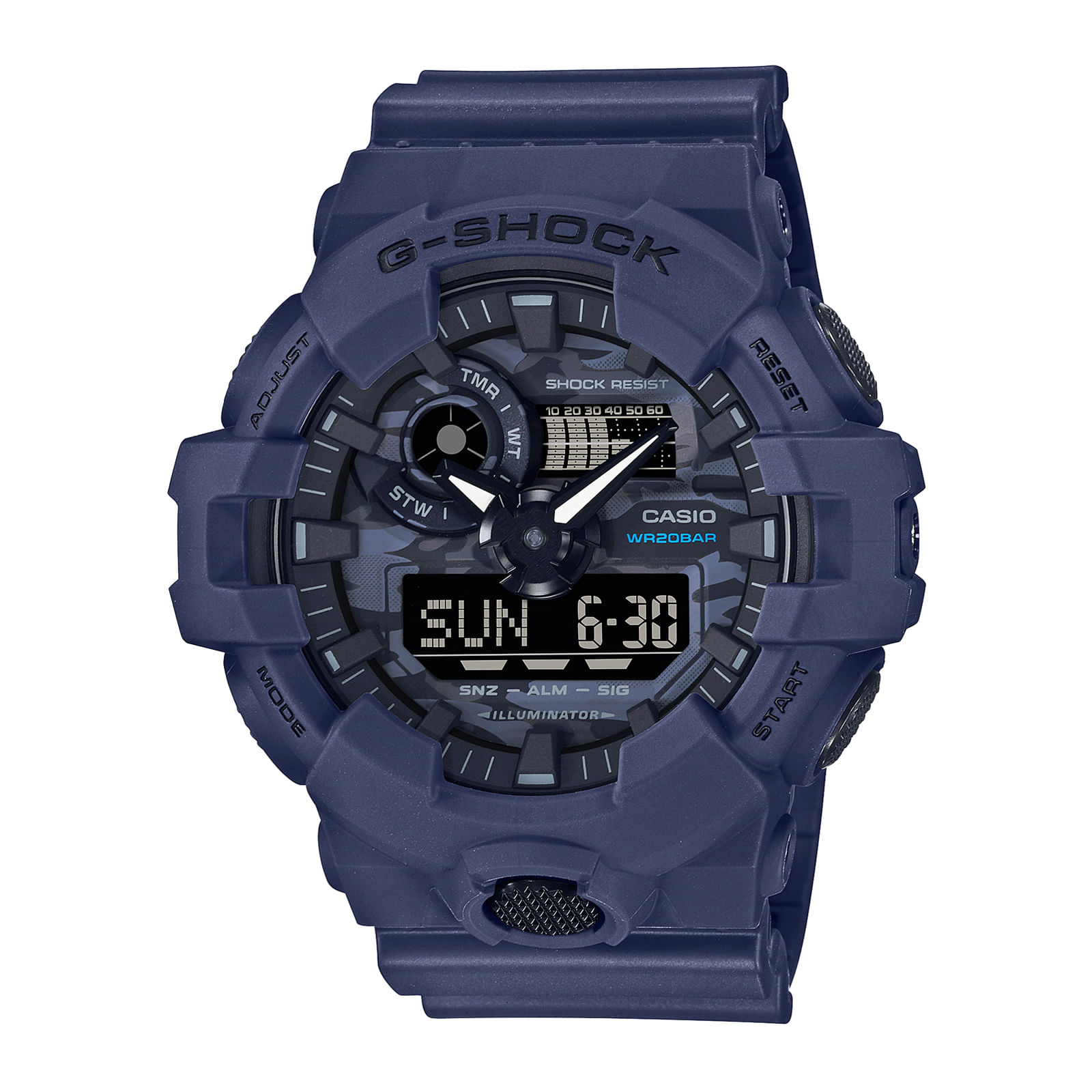 Reloj G-SHOCK GA-700CA-2A Resina Hombre Azul