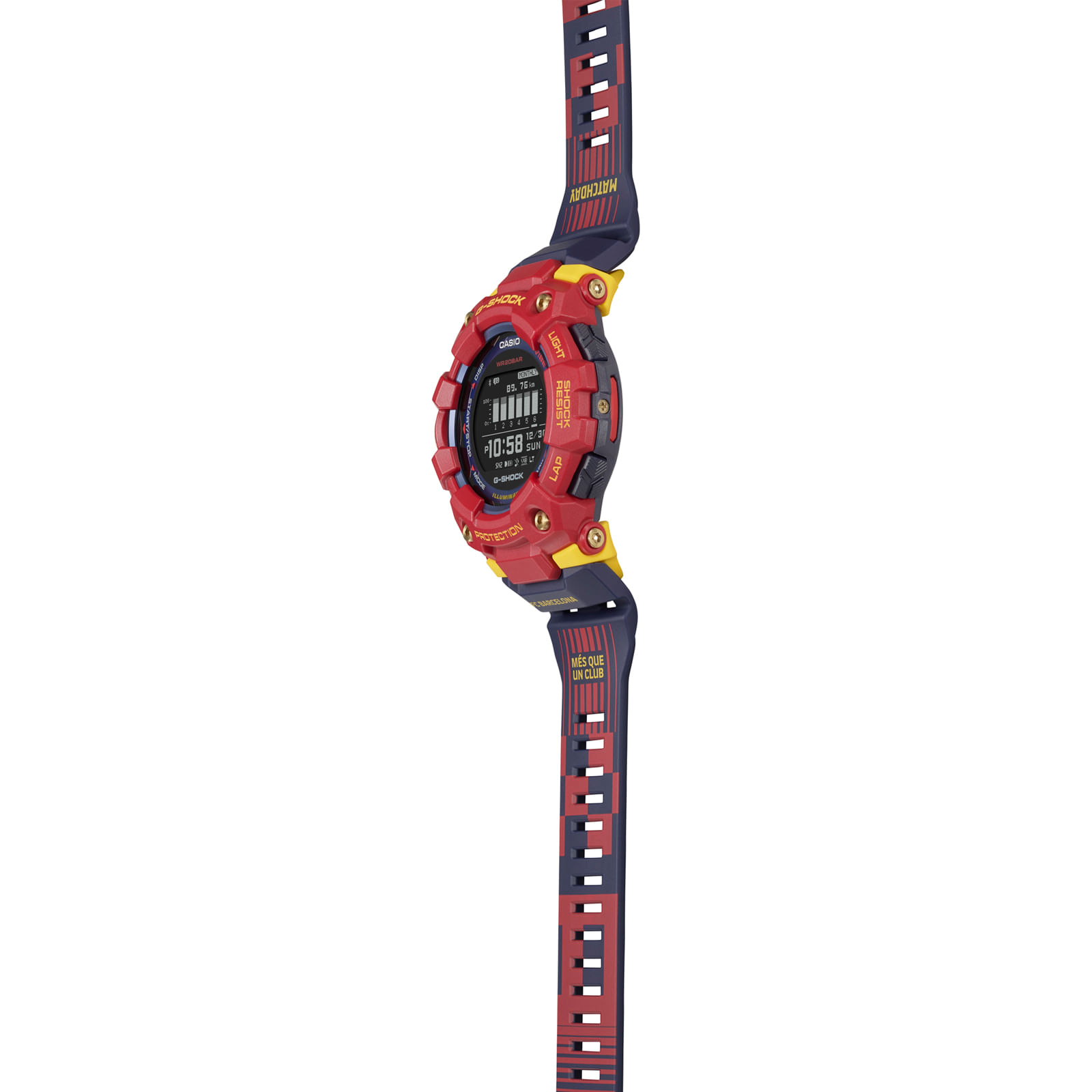 Reloj G-SHOCK GBD-100BAR-4D Resina/Aluminio Hombre Rojo