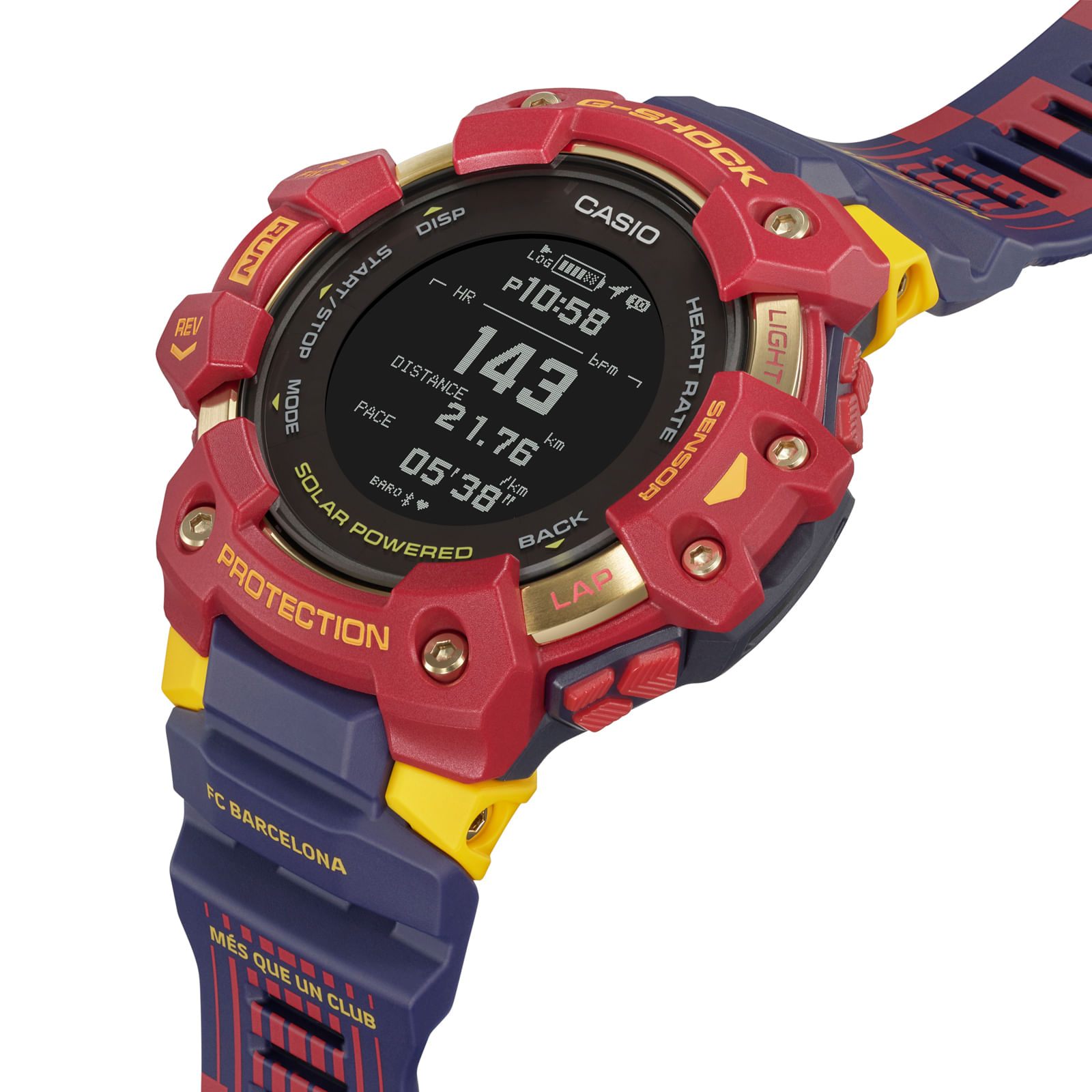 Reloj G-SHOCK GBD-H1000BAR-4D Resina/Acero Hombre Rojo