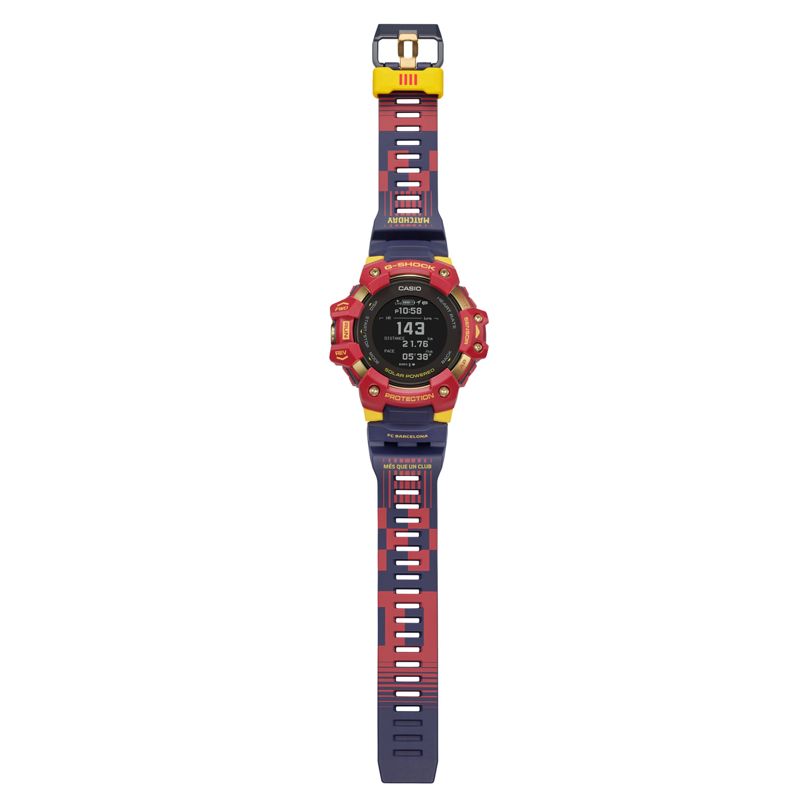 Reloj G-SHOCK GBD-H1000BAR-4D Resina/Acero Hombre Rojo