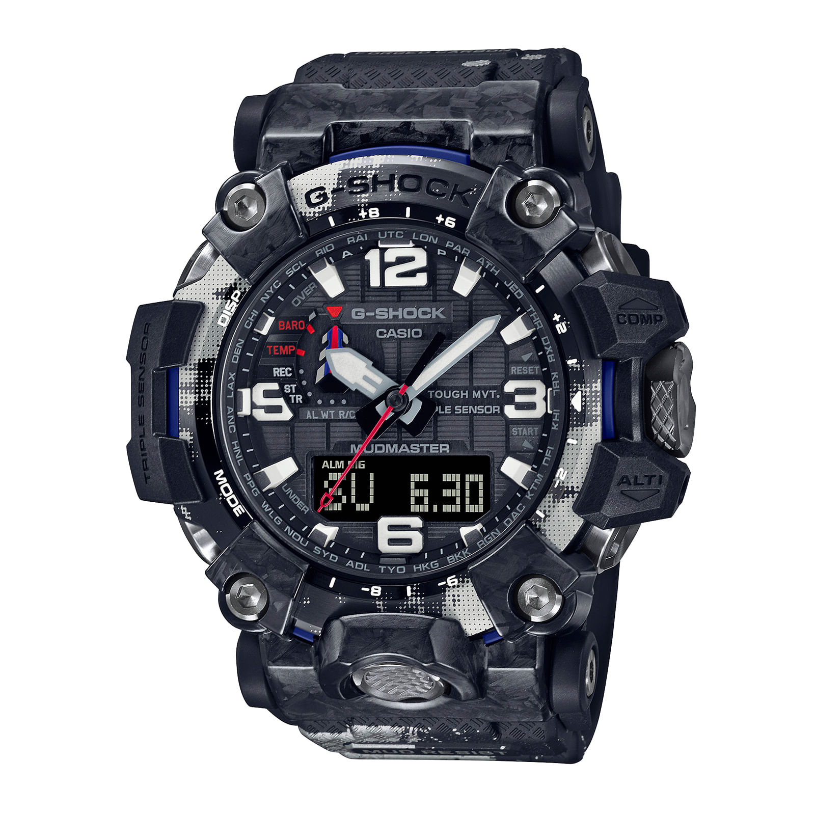 Reloj G-SHOCK GWG-2000TLC-1A Resina/Acero Hombre Negro