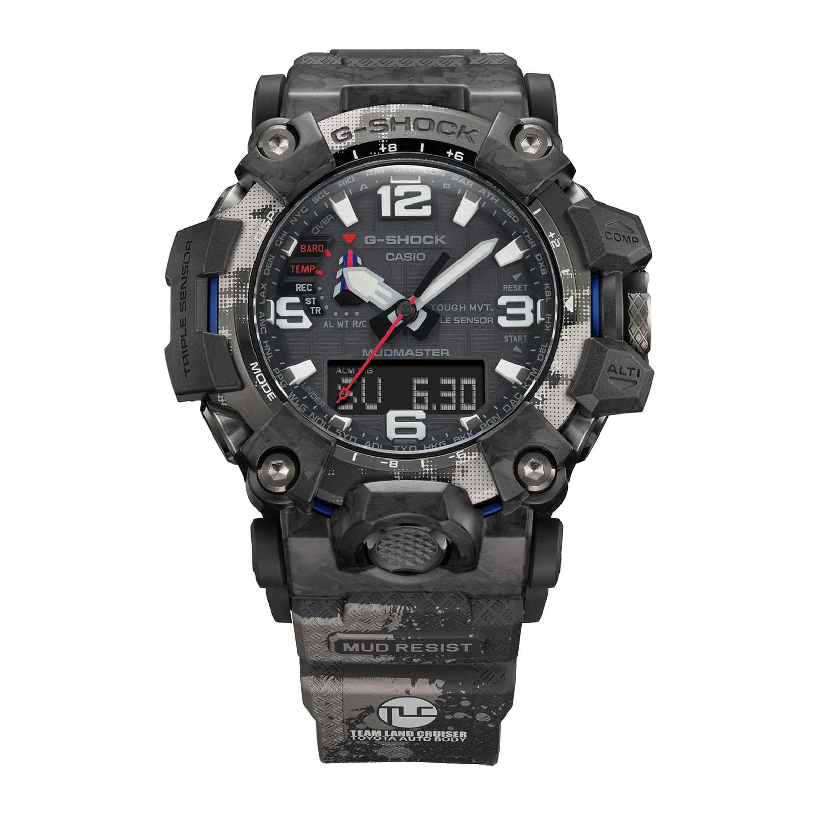 Reloj G-SHOCK GWG-2000TLC-1A Resina/Acero Hombre Negro