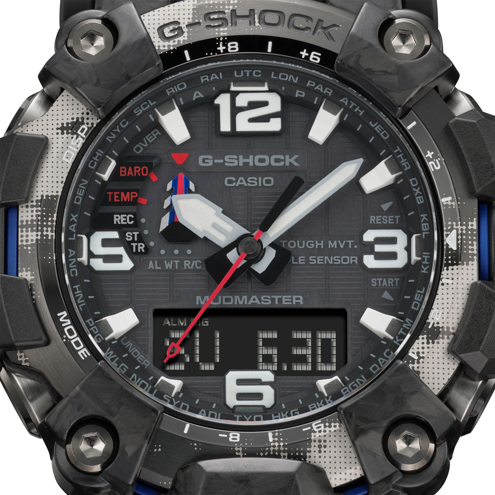 Reloj G-SHOCK GWG-2000TLC-1A Resina/Acero Hombre Negro