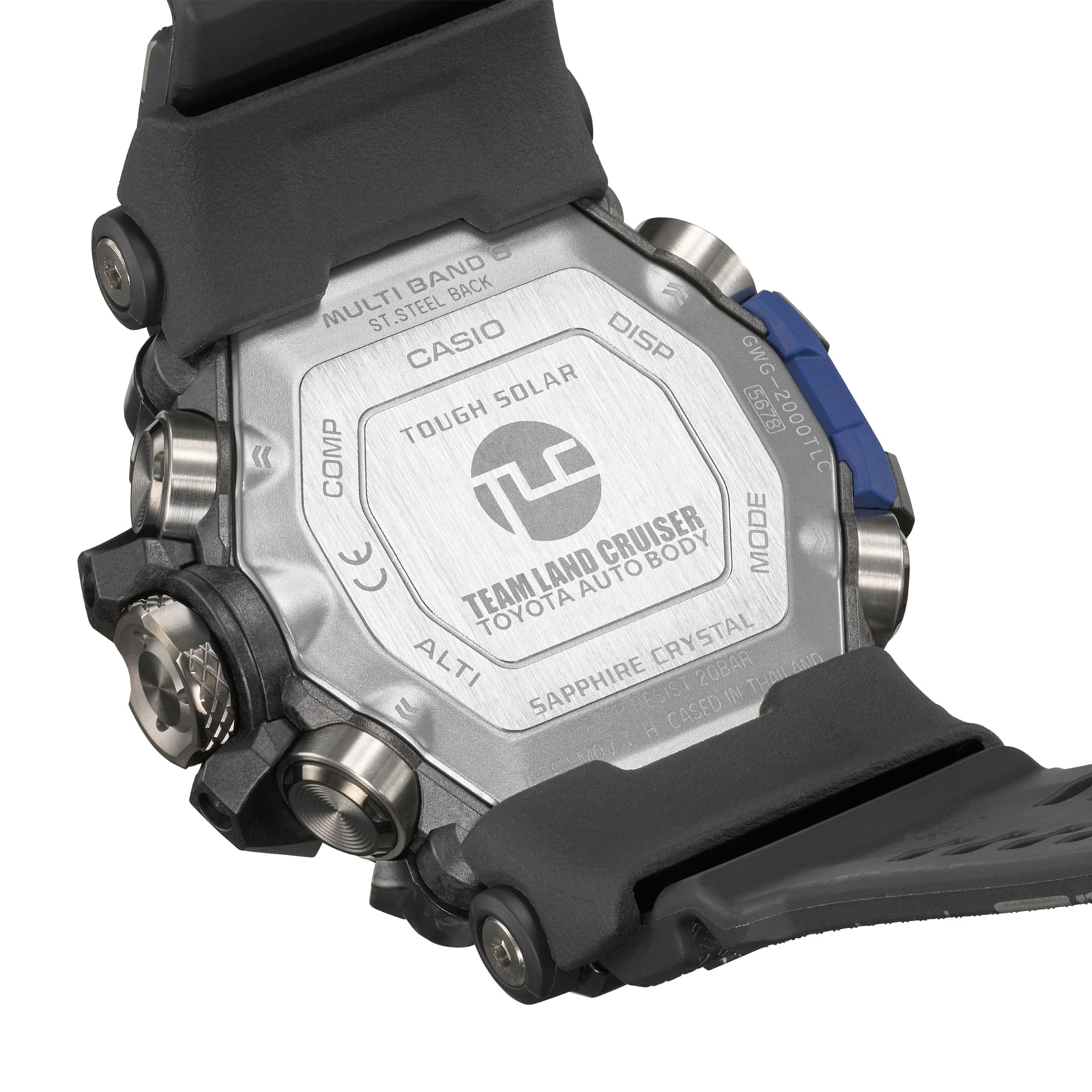 Reloj G-SHOCK GWG-2000TLC-1A Resina/Acero Hombre Negro