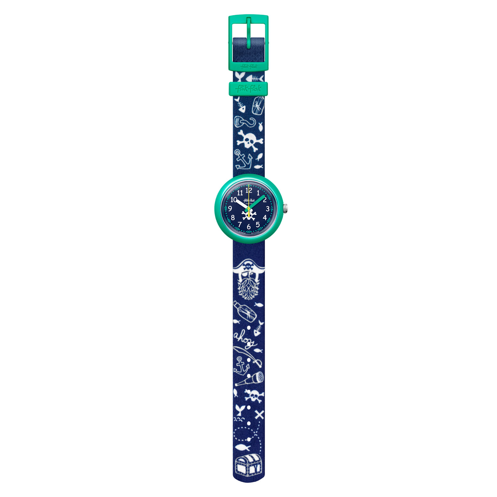 Reloj FLIK FLAK FEAR KNOT ZFPNP087 Niños Turquesa