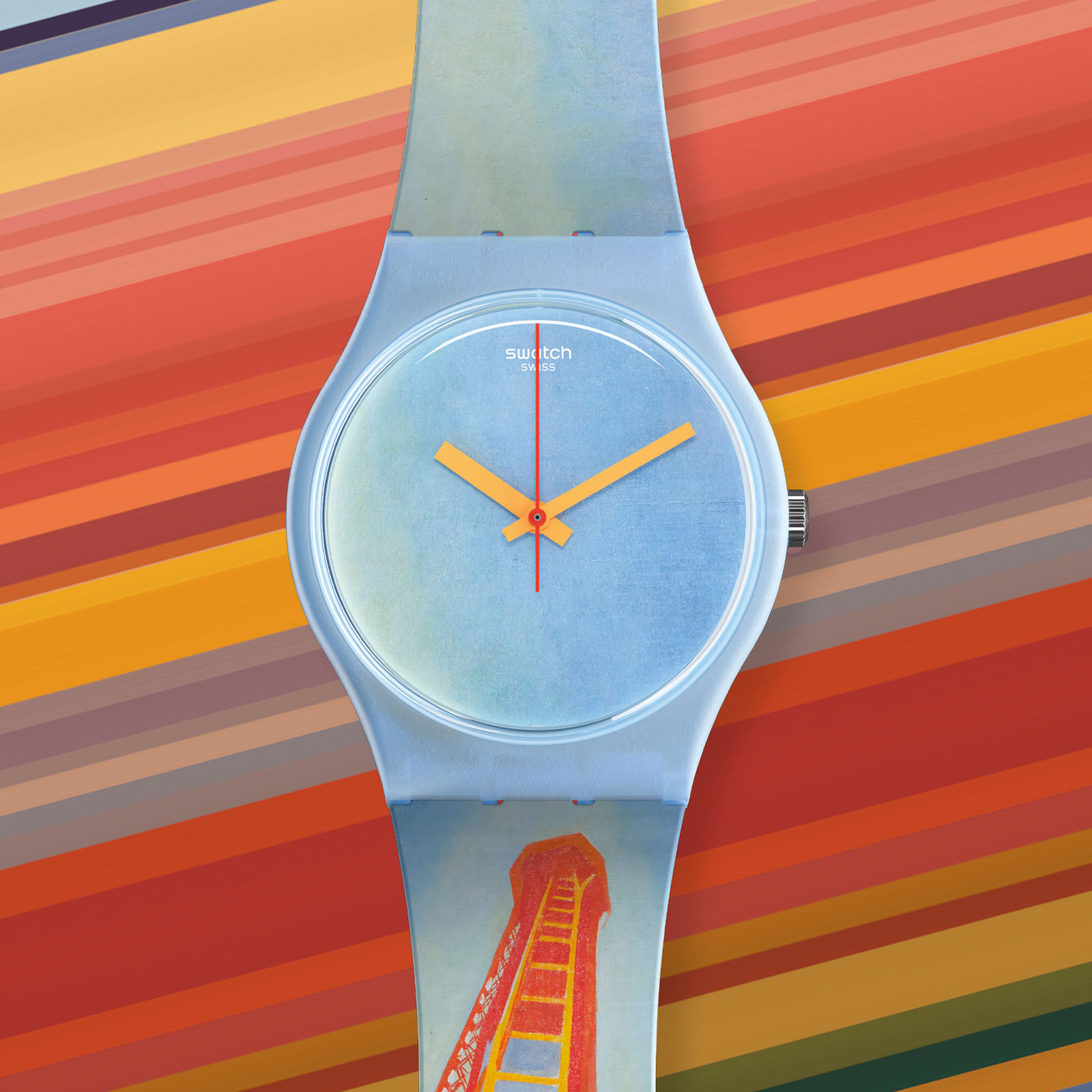 Reloj SWATCH EIFFEL TOWER, BY ROBERT DELAUNAY GZ357 Azul