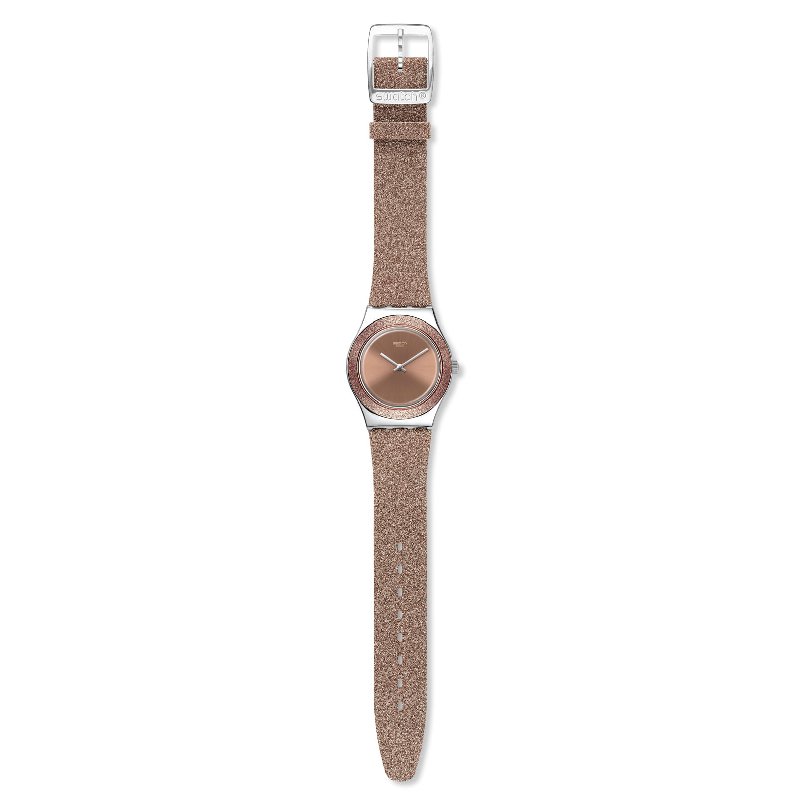 Reloj SWATCH ROSE SPARKLE YLS220 Plateado