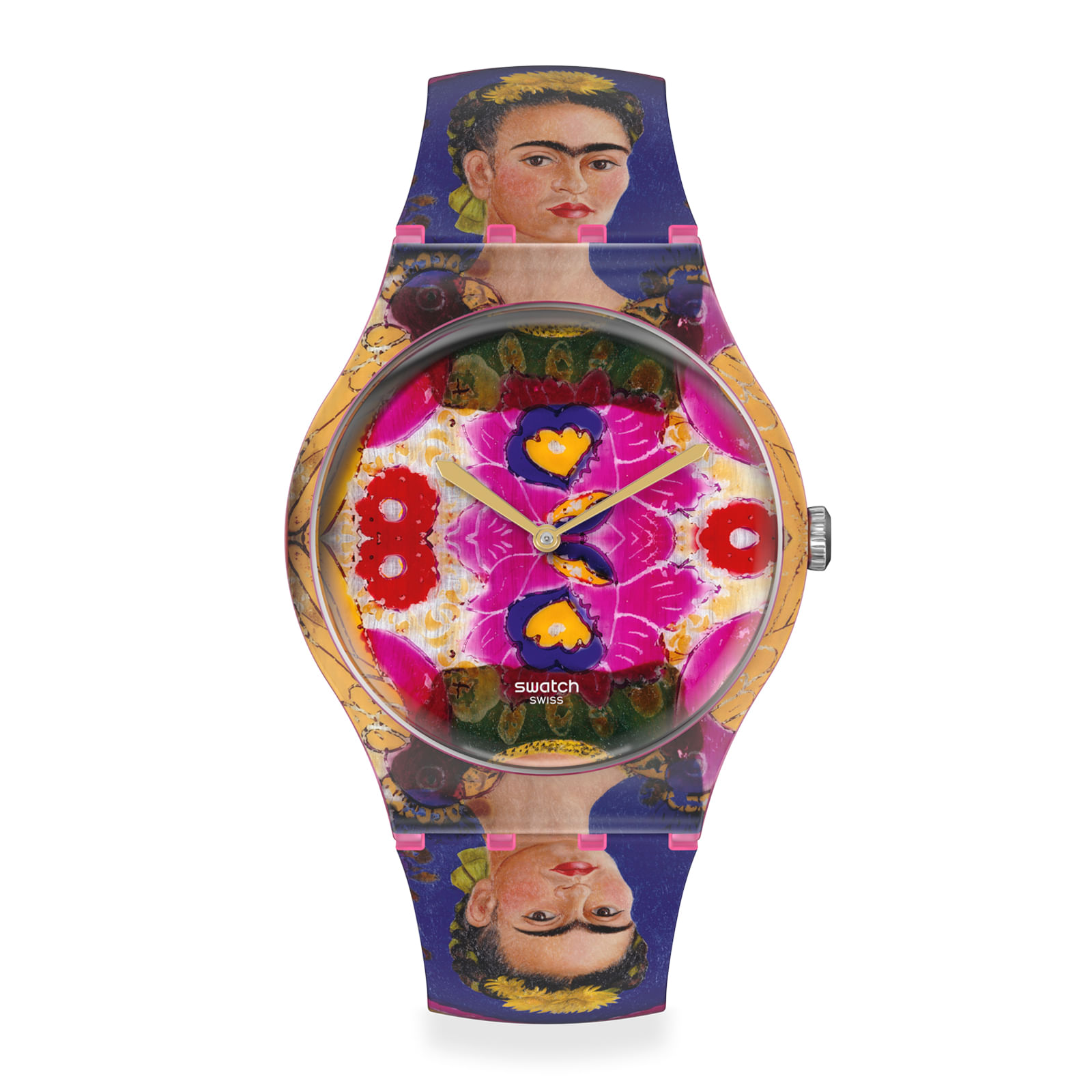 Reloj SWATCH THE FRAME, BY FRIDA KAHLO SUOZ341 Multicolor