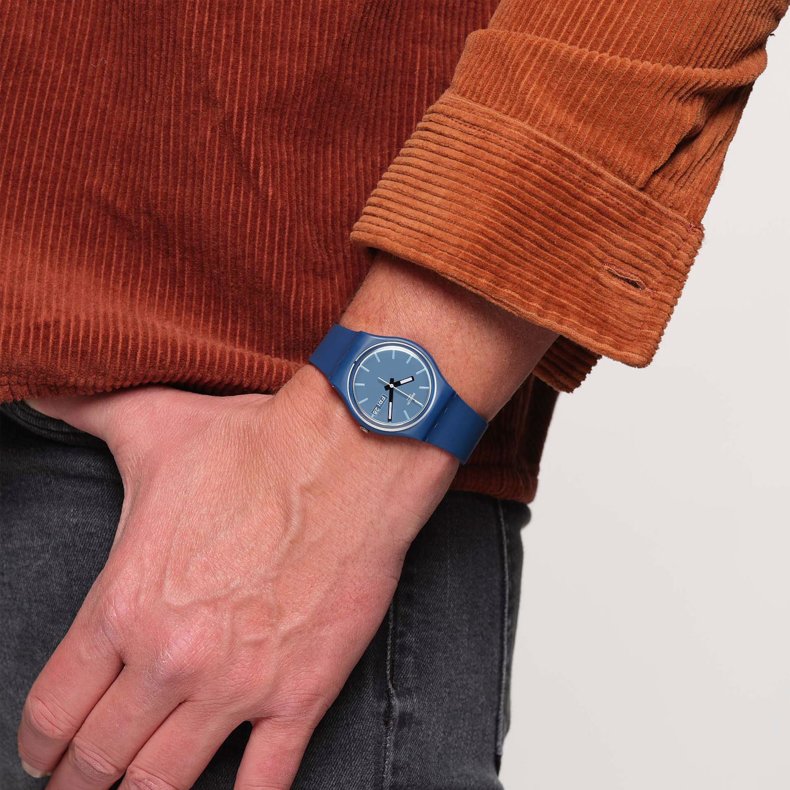 Reloj SWATCH KNOCK NAP SO28N701 Azul