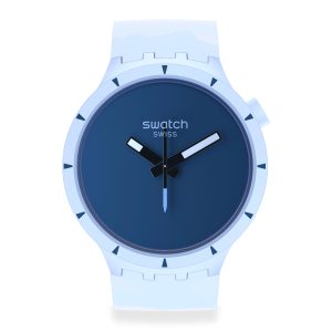 Reloj SWATCH BIG BOLD BIOCERAMIC ARCTIC SB03N102 Celeste