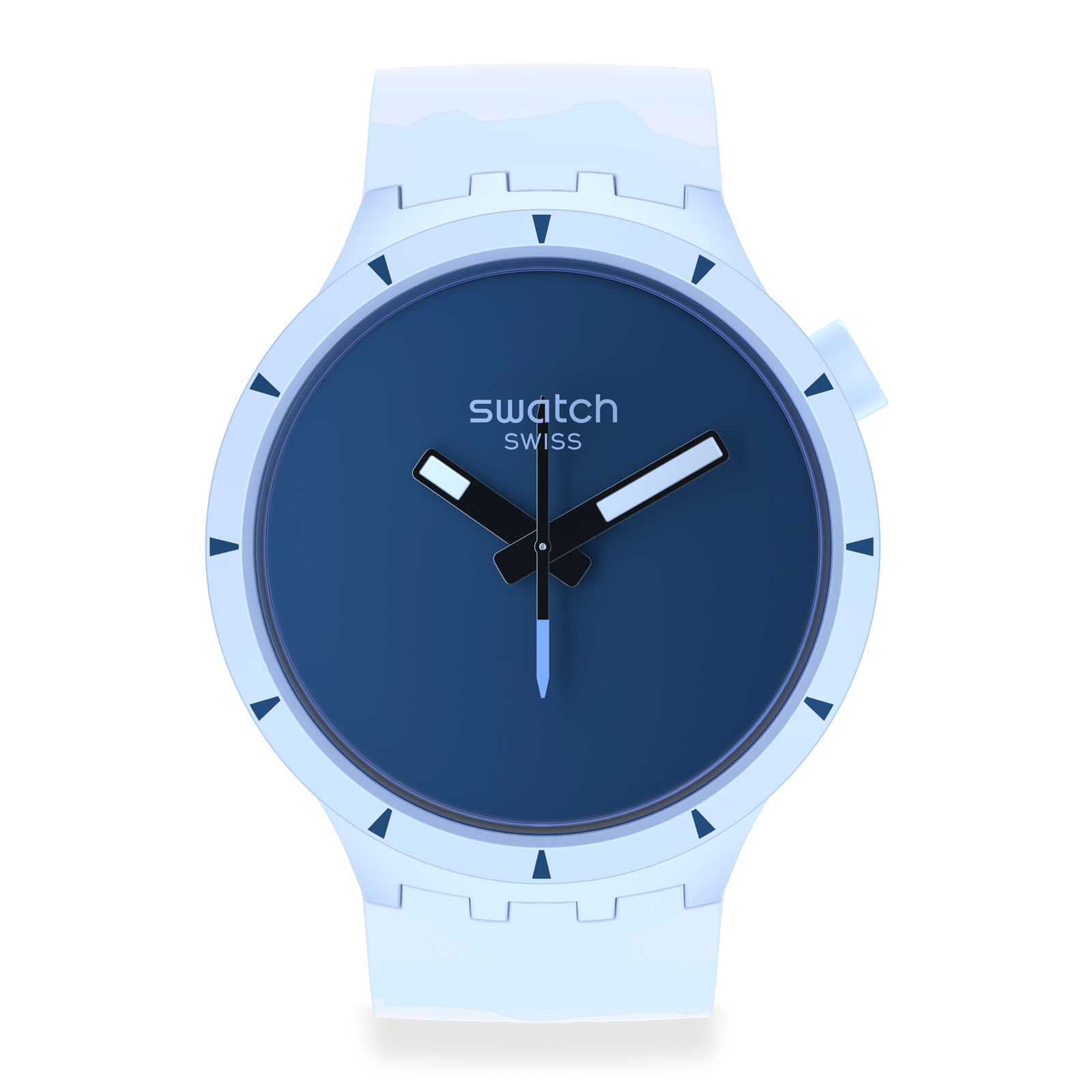 Reloj SWATCH BIG BOLD BIOCERAMIC ARCTIC SB03N102 Celeste