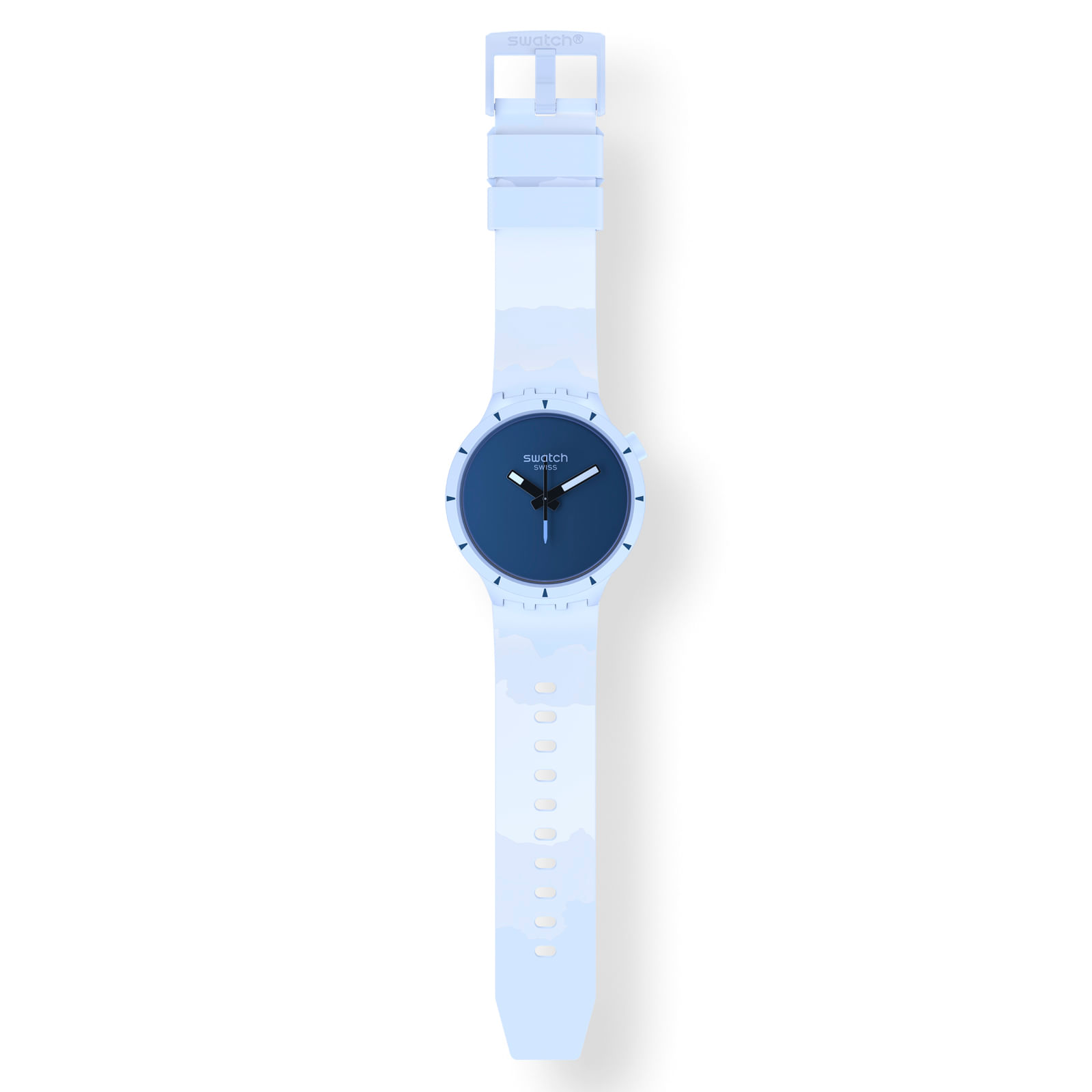 Reloj SWATCH BIG BOLD BIOCERAMIC ARCTIC SB03N102 Celeste