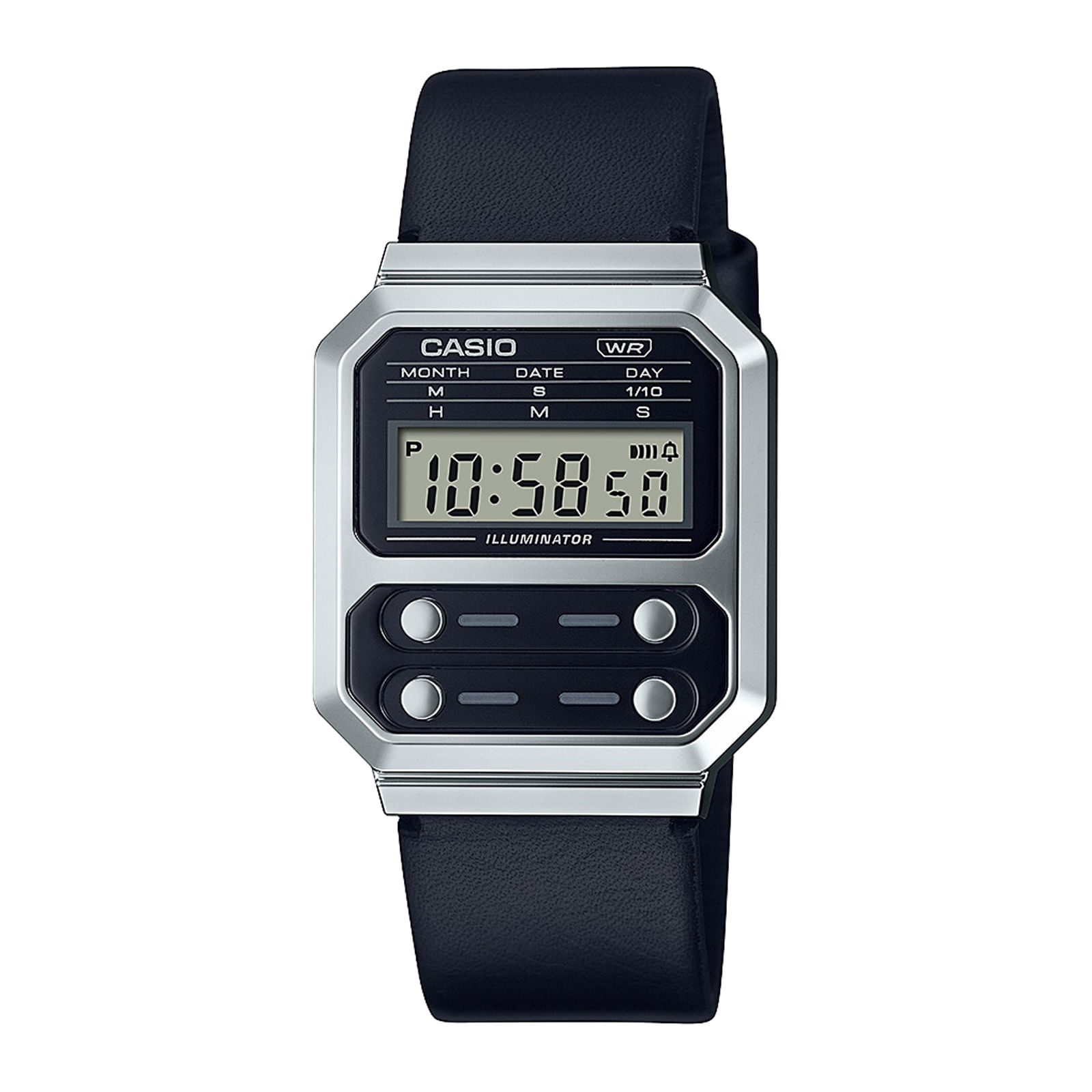 Reloj CASIO A100WEL-1A Resina Unisex Plateado