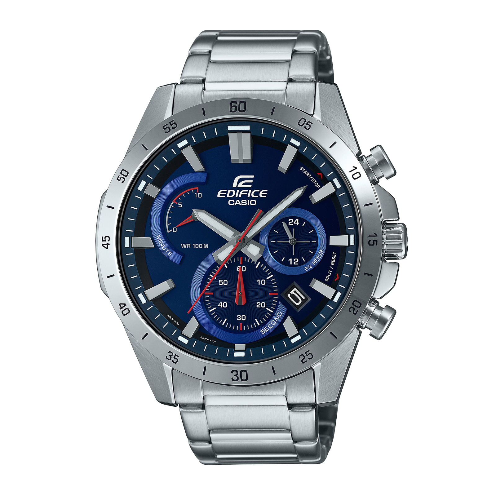 Reloj CASIO EDIFICE Hombre (Acero - Plateado)